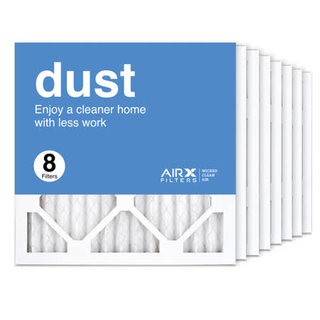 AIRx Filters 14x14x1 Air Filter MERV 8 Pleated HVAC AC Furnace Air Filter, Dust 8-Pack Made in The USA