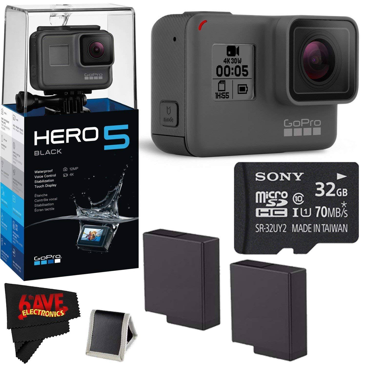 GoPro Hero 5 Black + 32GB Memory Card + Accessories Kit, Other