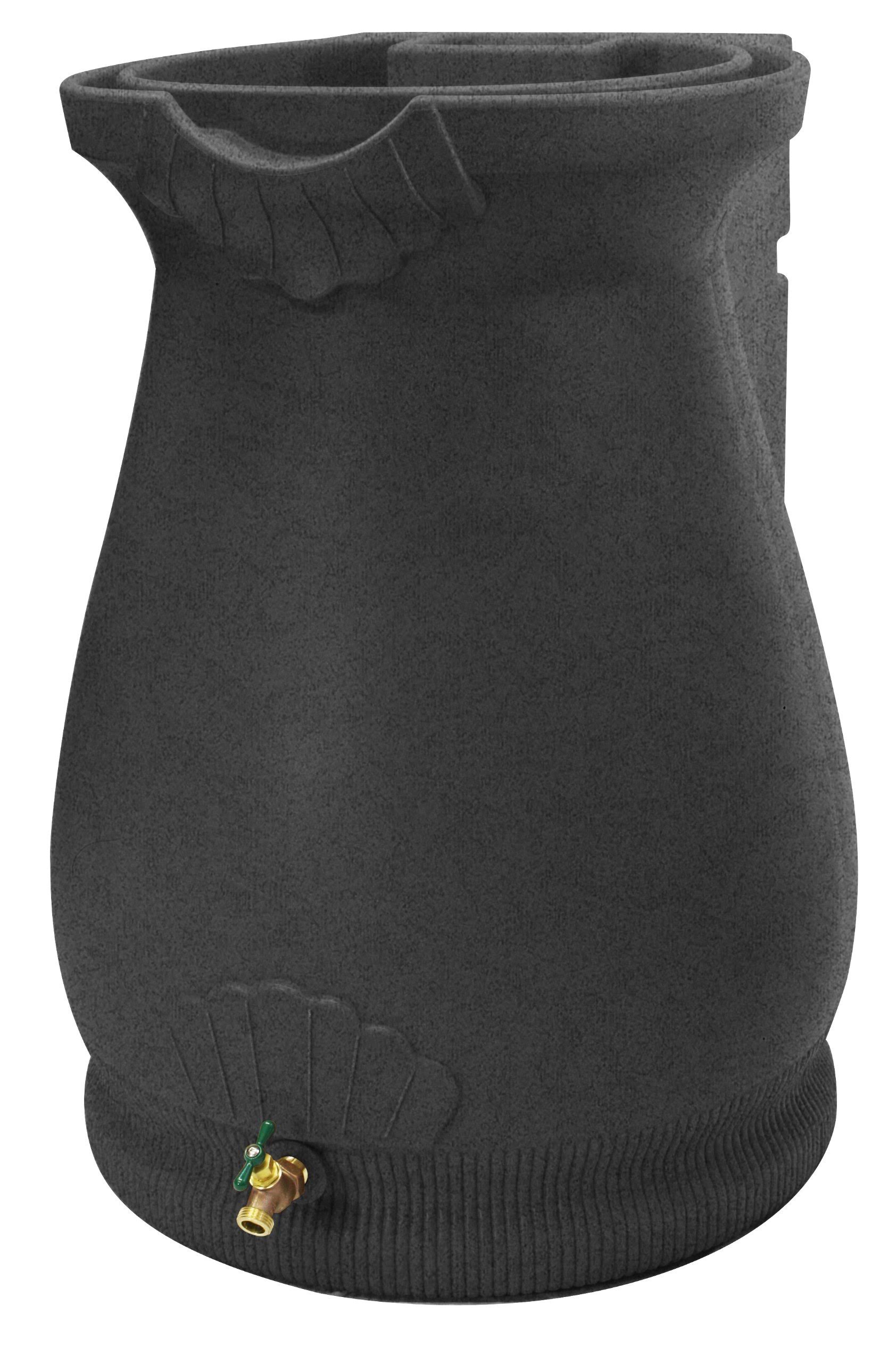 Good Ideas 65-Gallon Rain Wizard Urn, Dark Granite