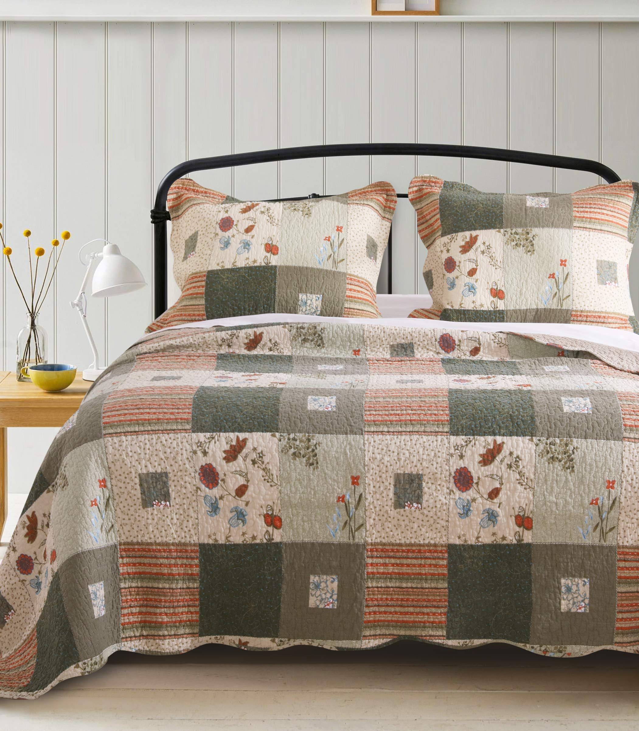 Greenland Home Fashions Sedona Quilt Set, Twin