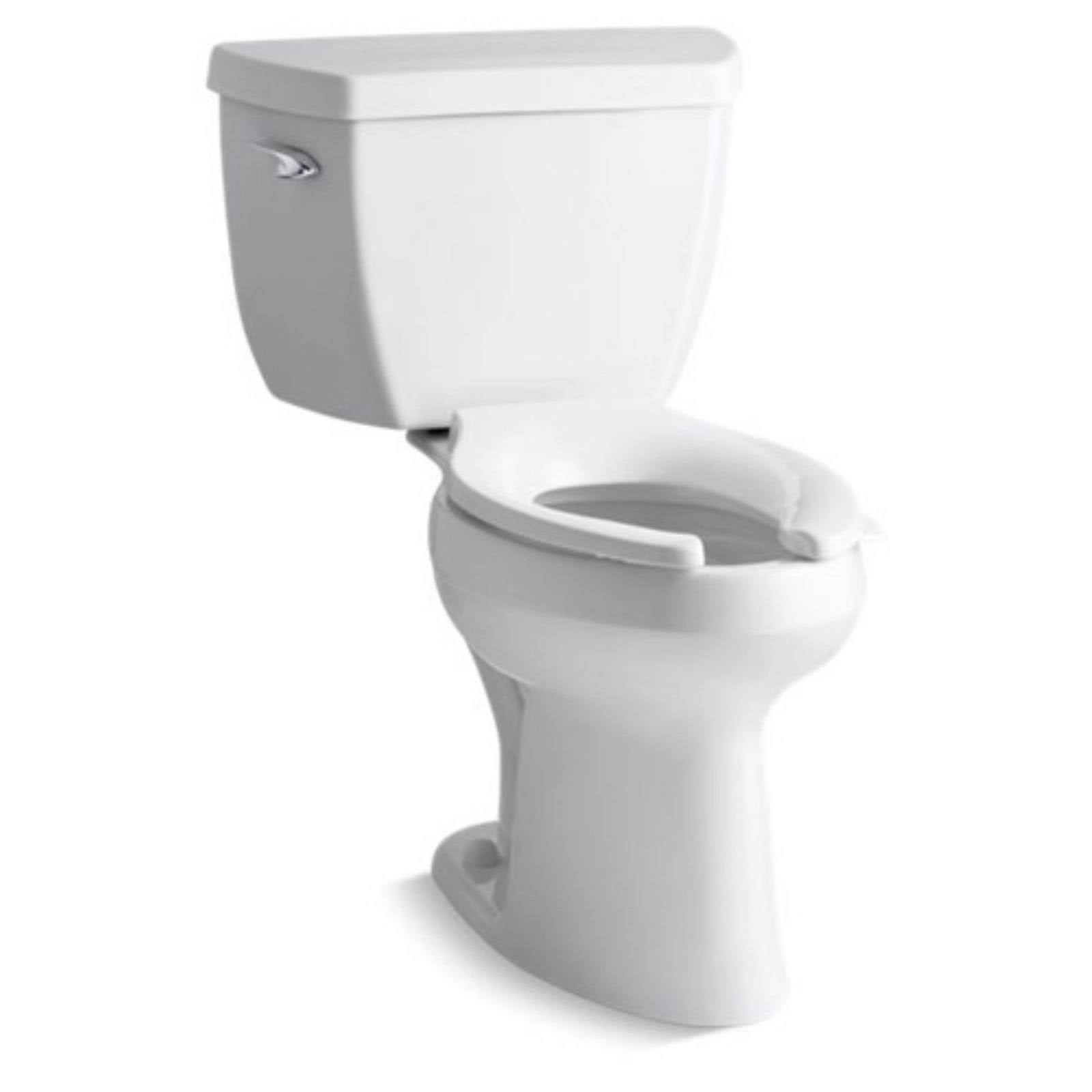 Kohler Highline Two-Piece Elongated Toilet Bowl 1.0 GPF, White, K-3519-0