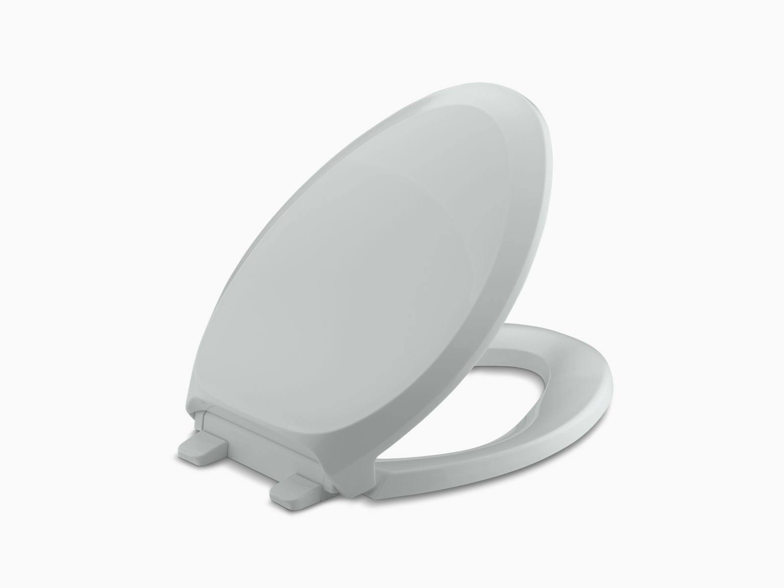 Kohler K-4713-95 Ice Grey French Curve Quiet Close Elongated Toilet Seat