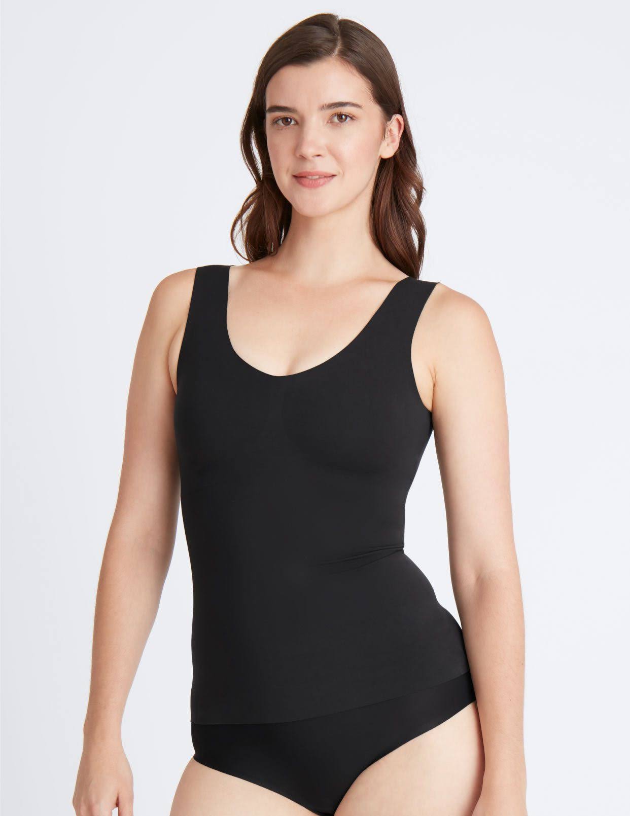 Evolution Tank by Knix | Black, Size S | Seamless, High Performance Intimates