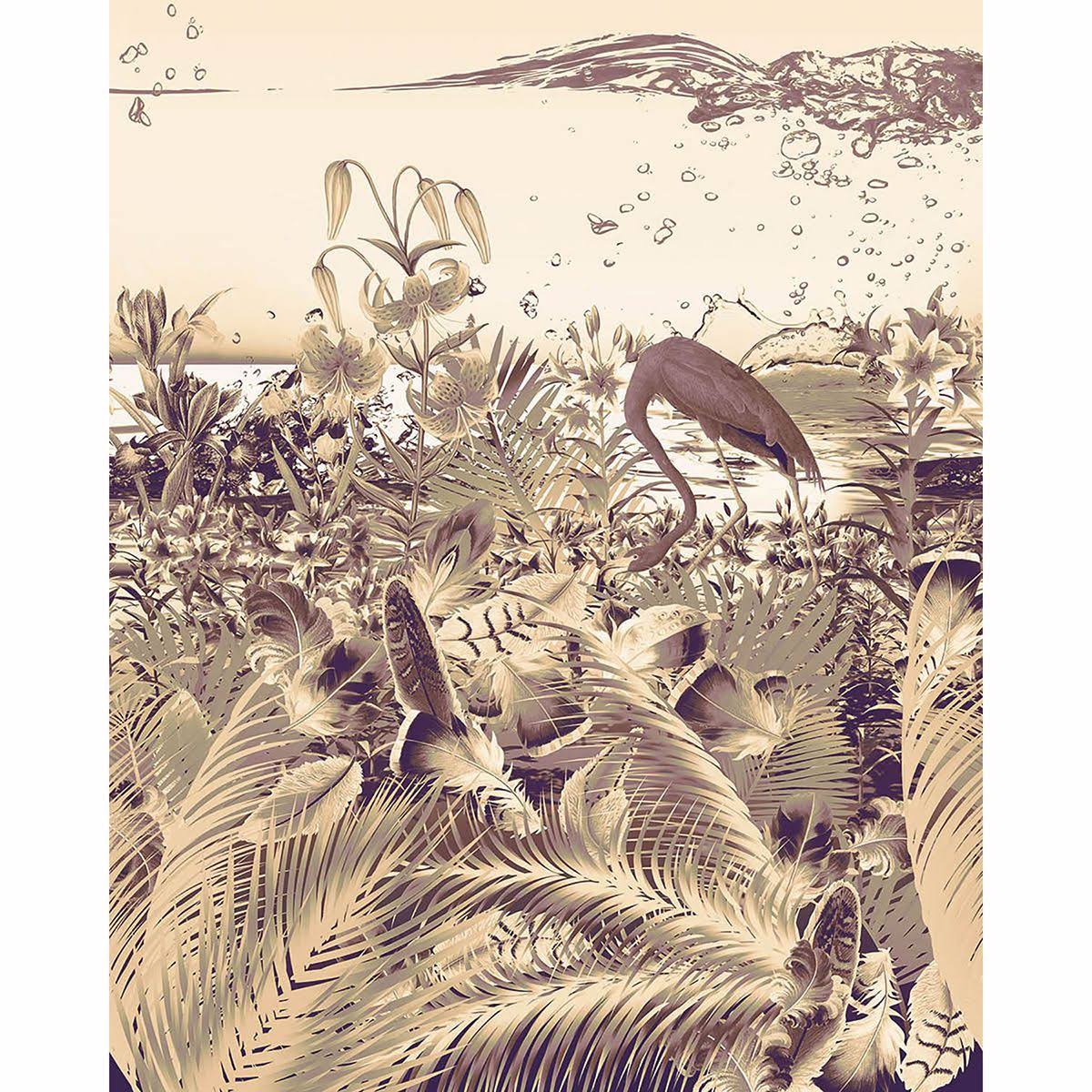 Komar Beige Jungle Wall Mural