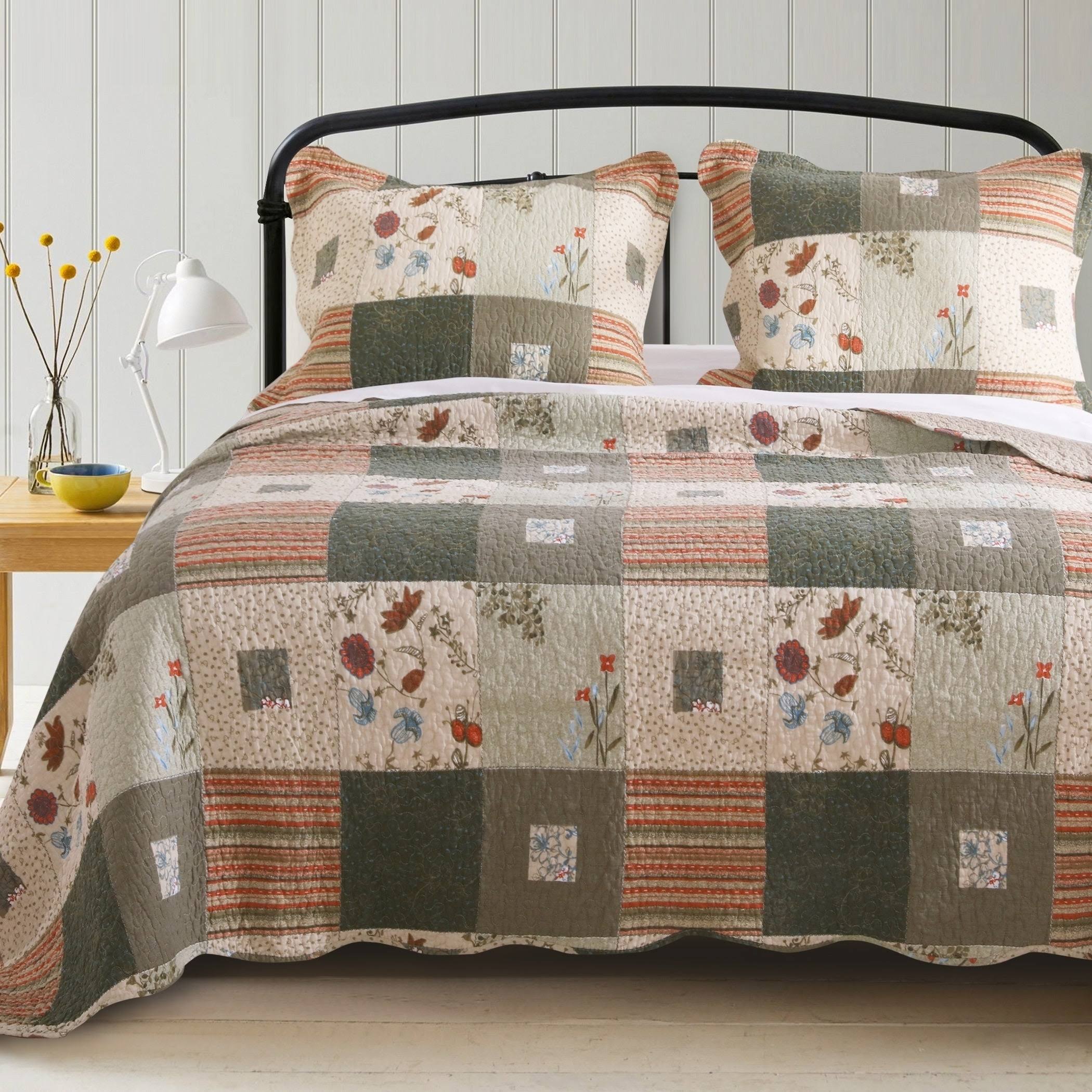Greenland Home Fashions Sedona 3-Piece Quilt Set King 3 Piece
