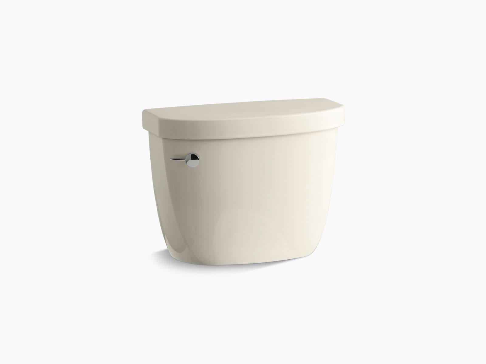 Kohler K-4421-47 Cimarron Toilet Tank, 1.28 GPF - Almond