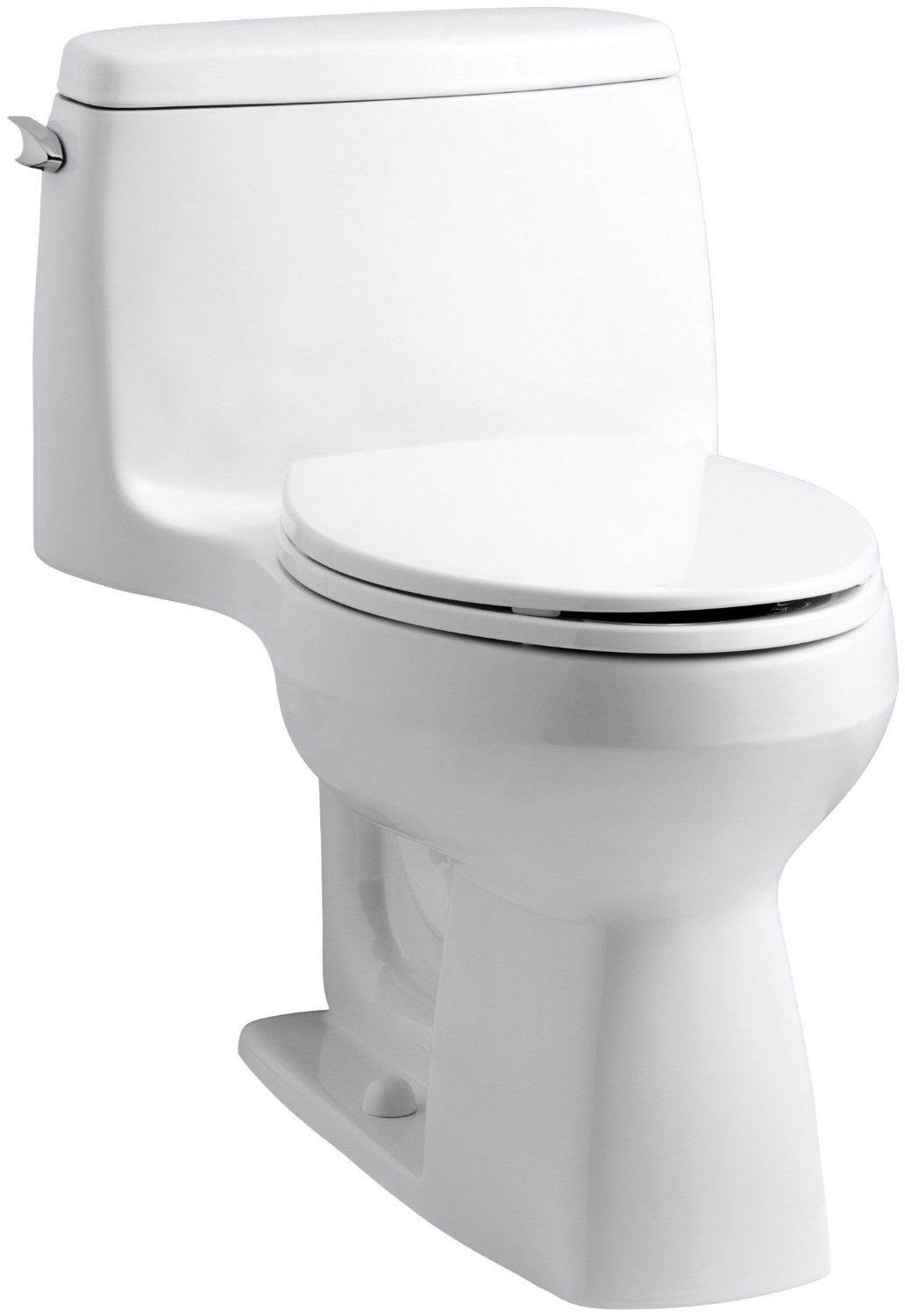 Kohler K-3811 Santa Rosa 1.6 GPF One-Piece Elongated Comfort Height Toilet with White