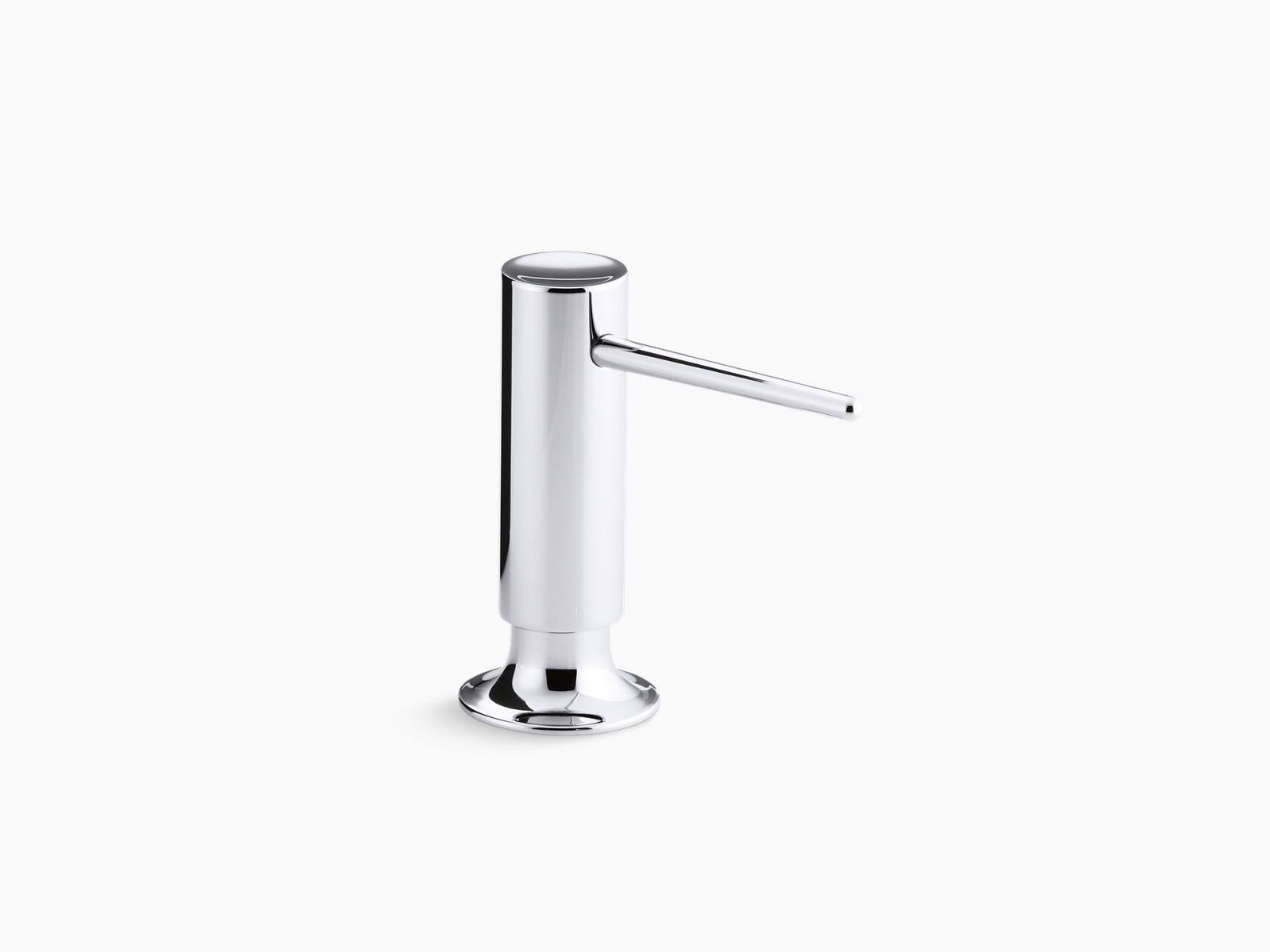 Kohler K-1995-CP Polished Chrome Contemporary Soap / Lotion Dispenser