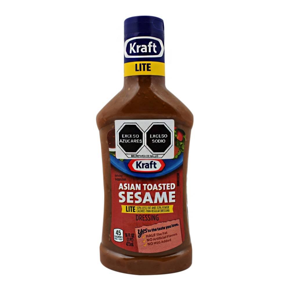 Aderezo Kraft Asian Toasted Sesame Lite 473 Ml