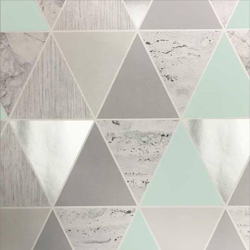 Graham u0026 Brown Mint Reflections Wallpaper