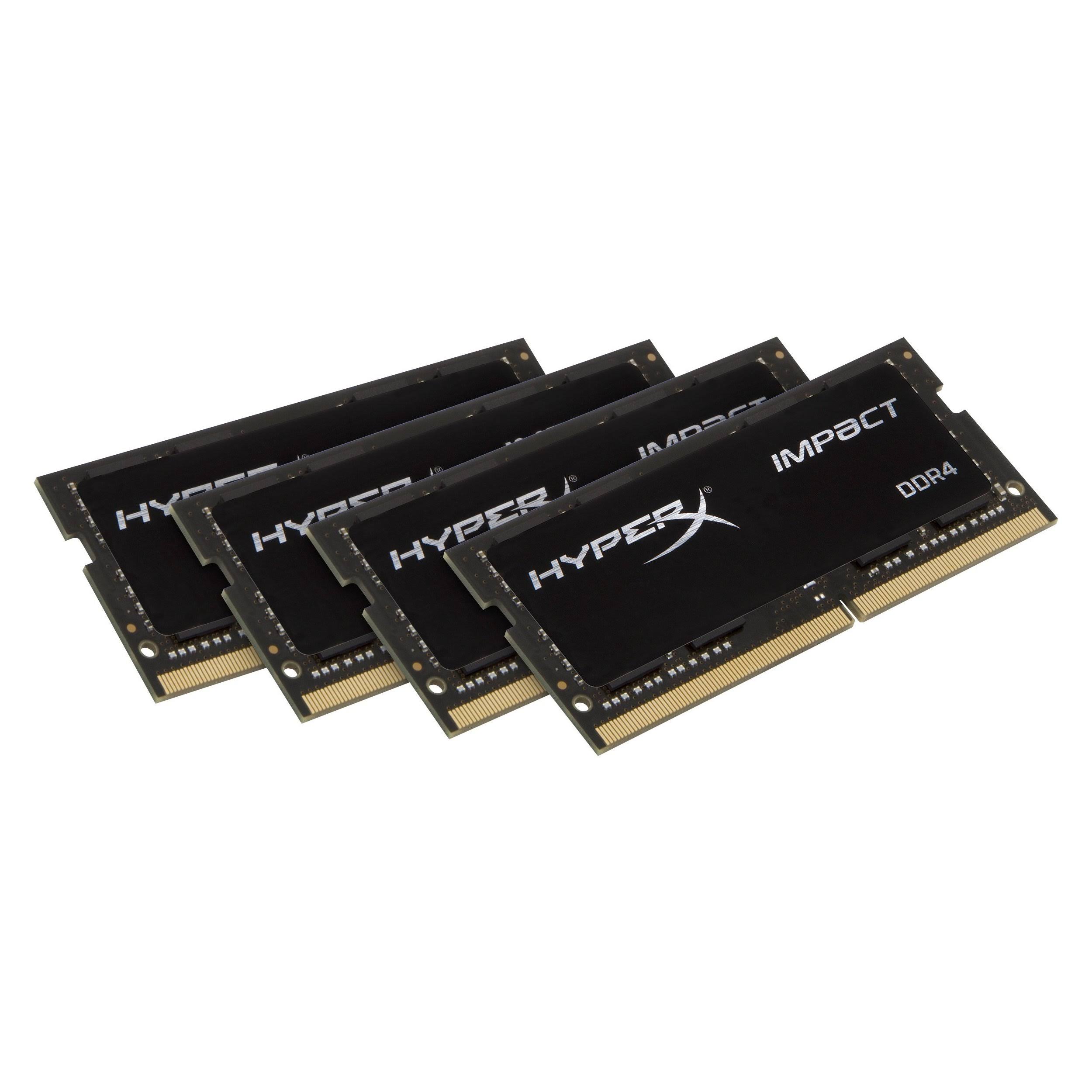 Kingston HX424S15IBK4/64 HyperX Impact Sodimm - 64GB Kit 4X16GB - DDR4