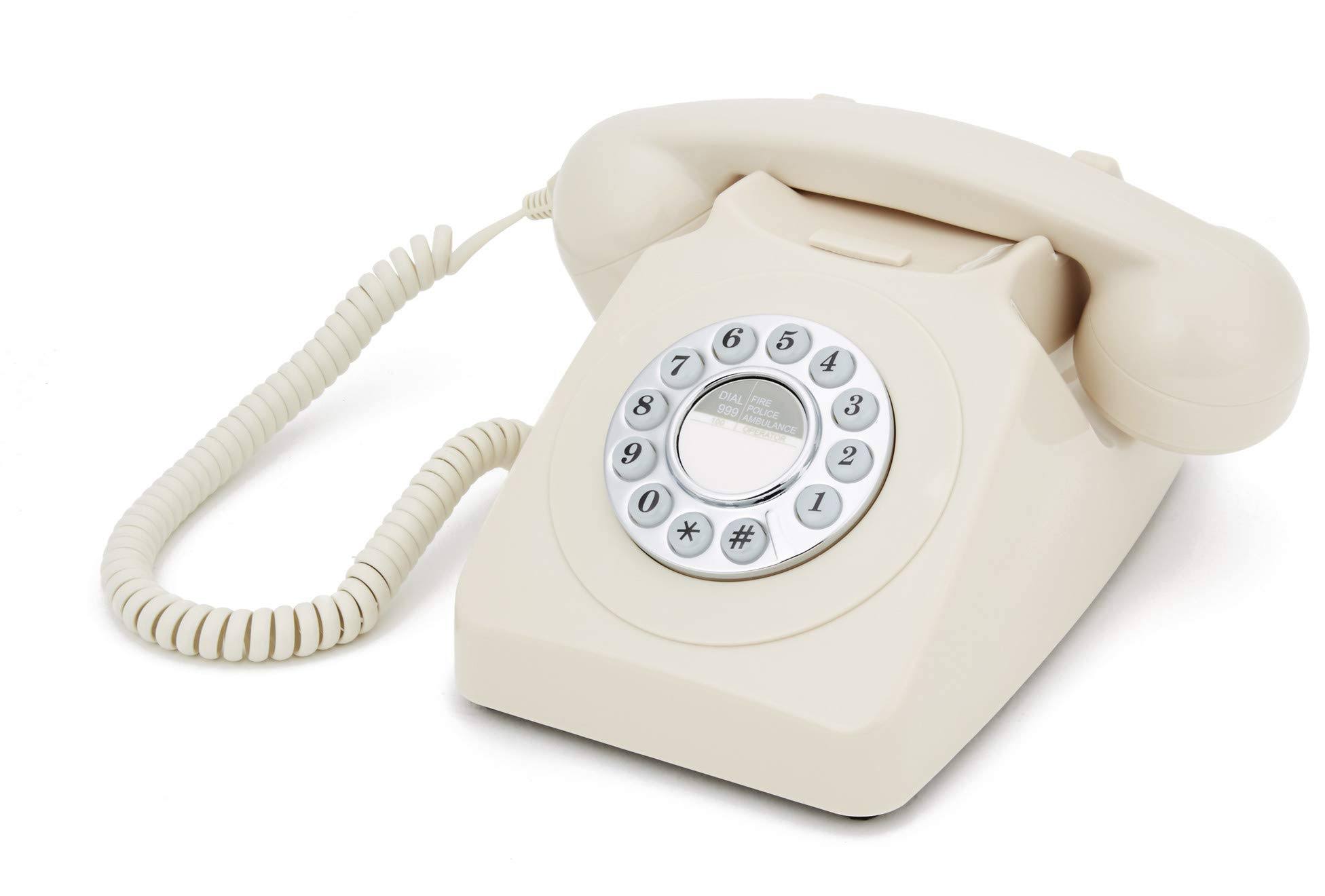 GPO Retro 746 Push Button Telephone - Ivory Cream