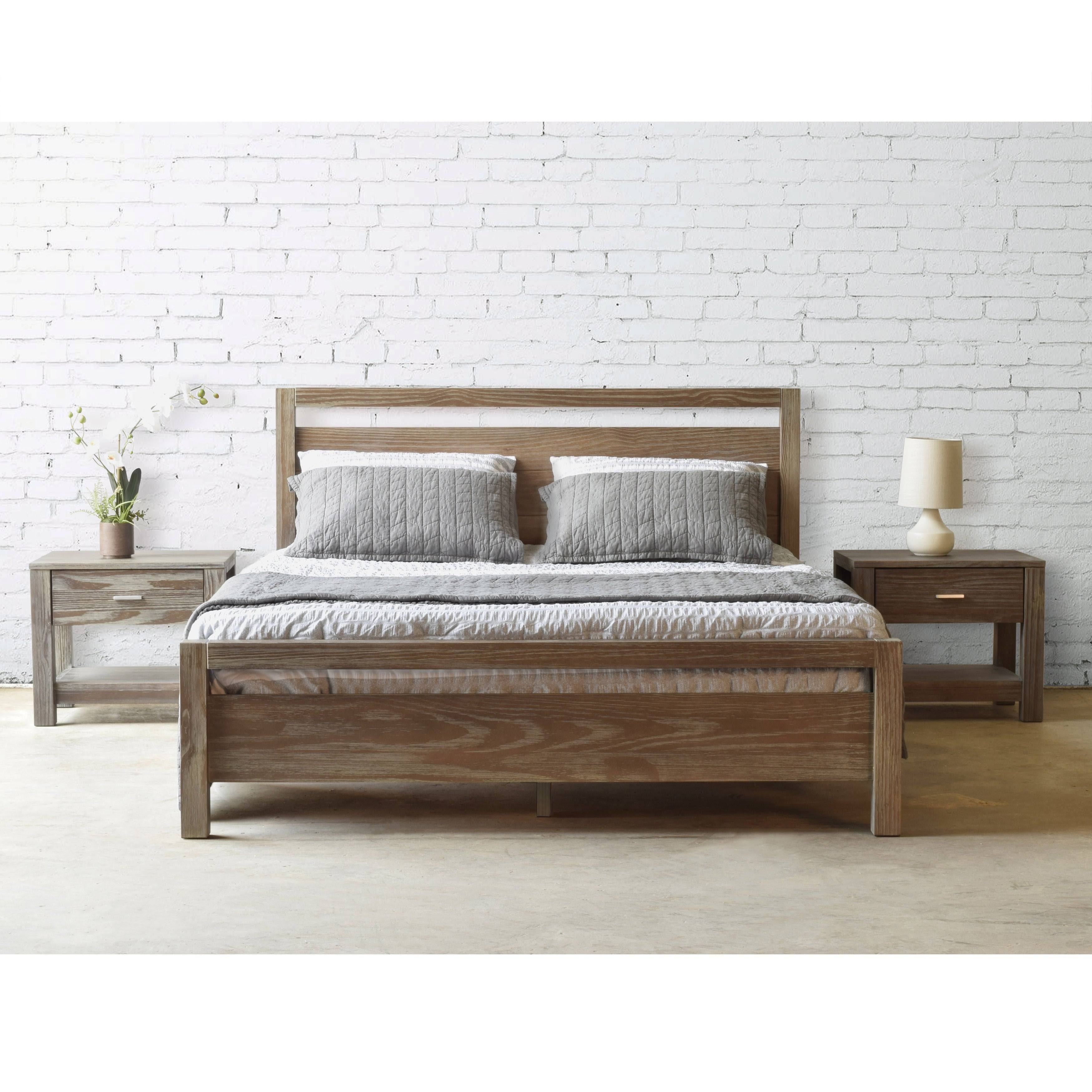 Grain Wood Furniture Loft Queen Platform Bed, Acacia