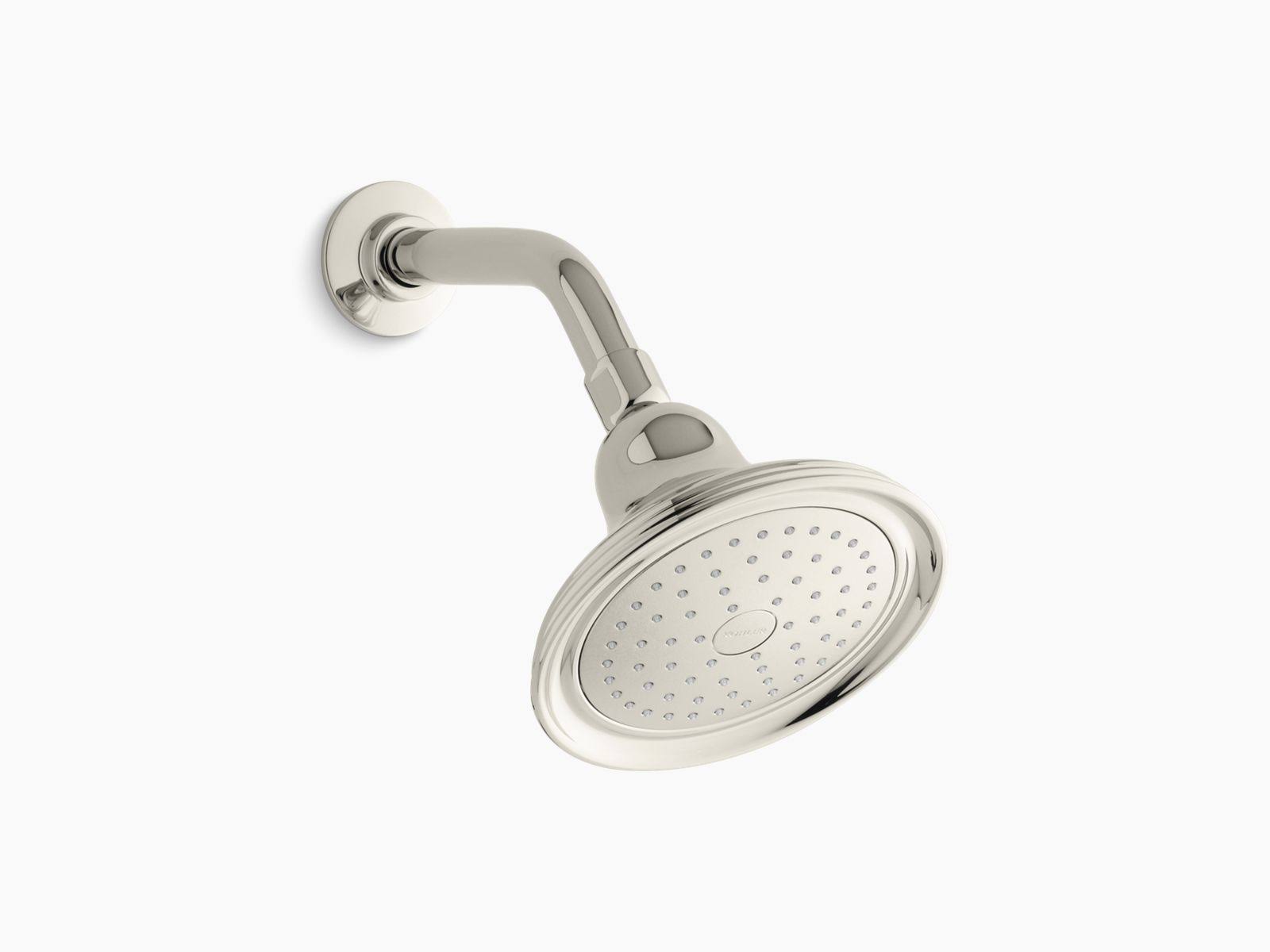 Kohler K-10391-AK-SN Vibrant Polished Nickel Devonshire Single Function Showerhead