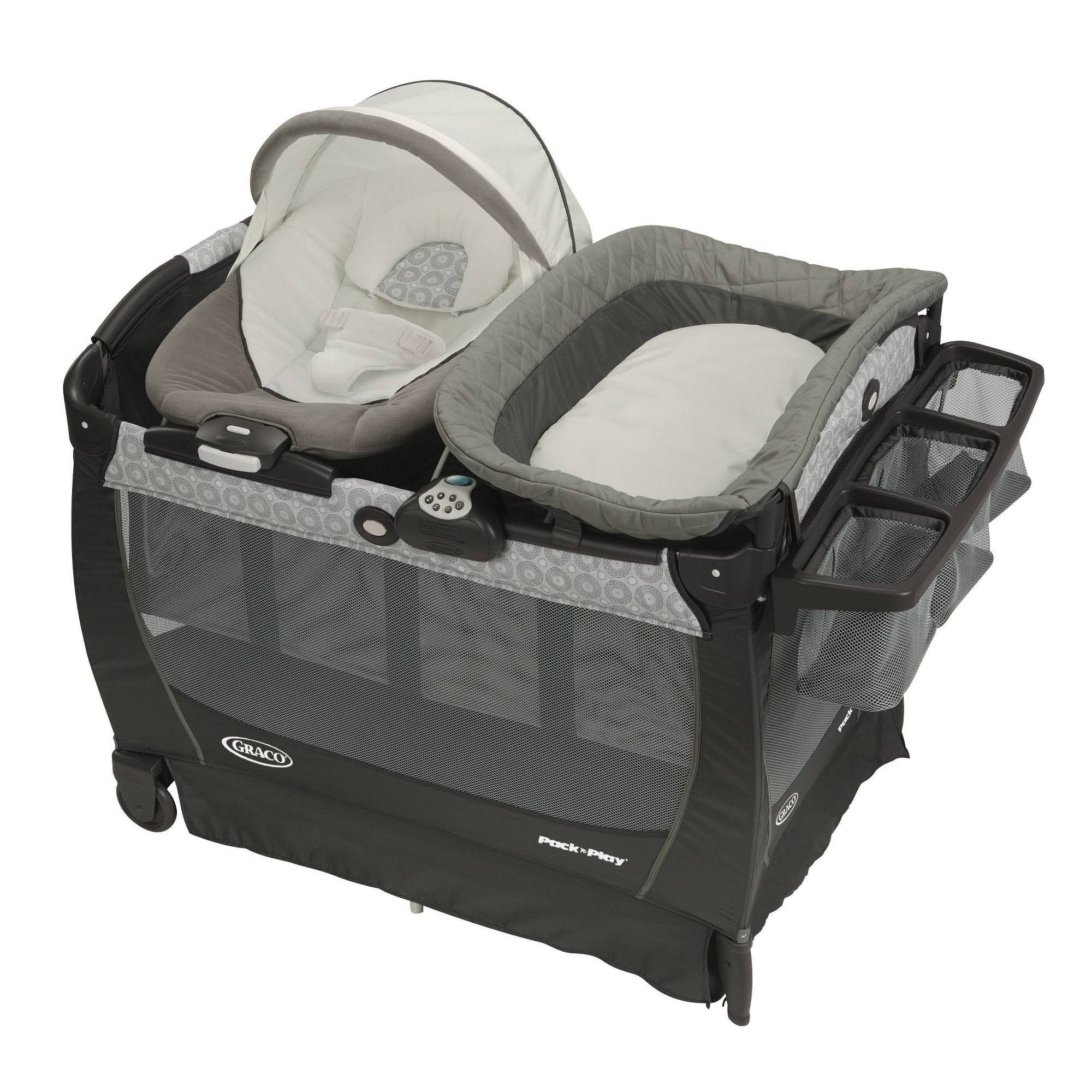 Graco Pack &n Play Playard Snuggle Suite LX in Abbington