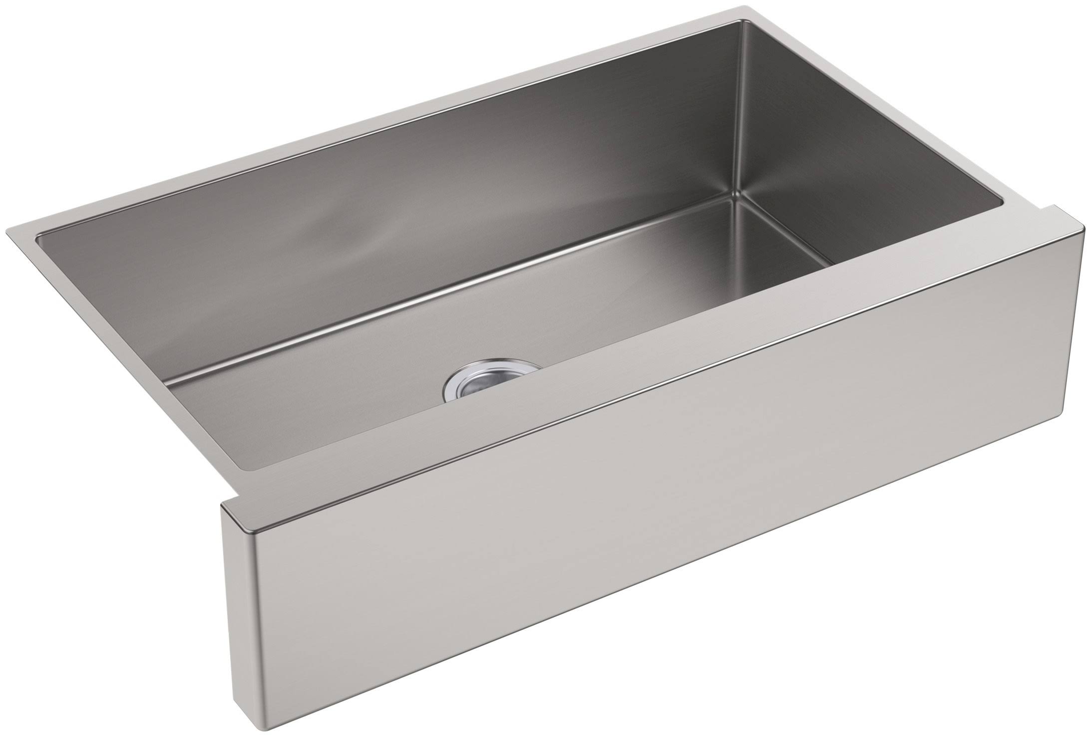Kohler K-5415-NA Strive Self-Trimming Undermount Large Single-Bowl Kitchen Sink