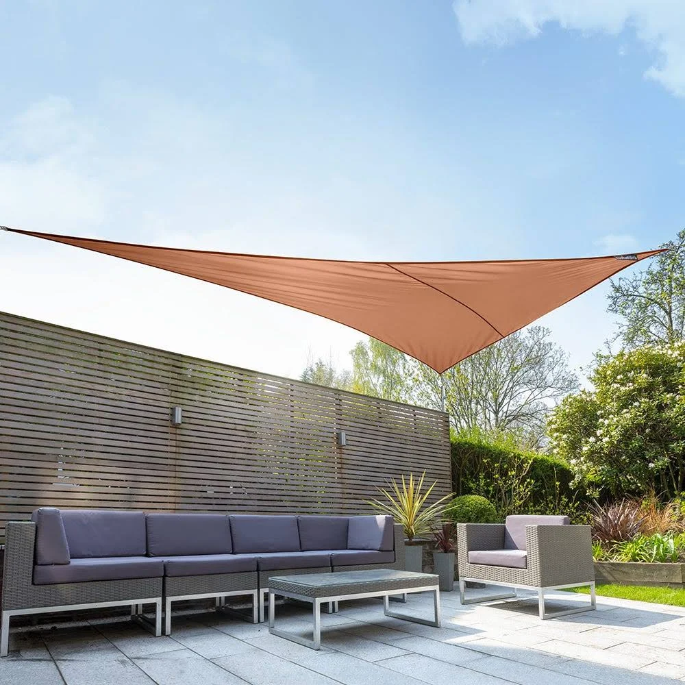 Kookaburra 13ft 9x22 x 19ft 8x22 Terracotta Waterproof Woven Triangle Sail Shade