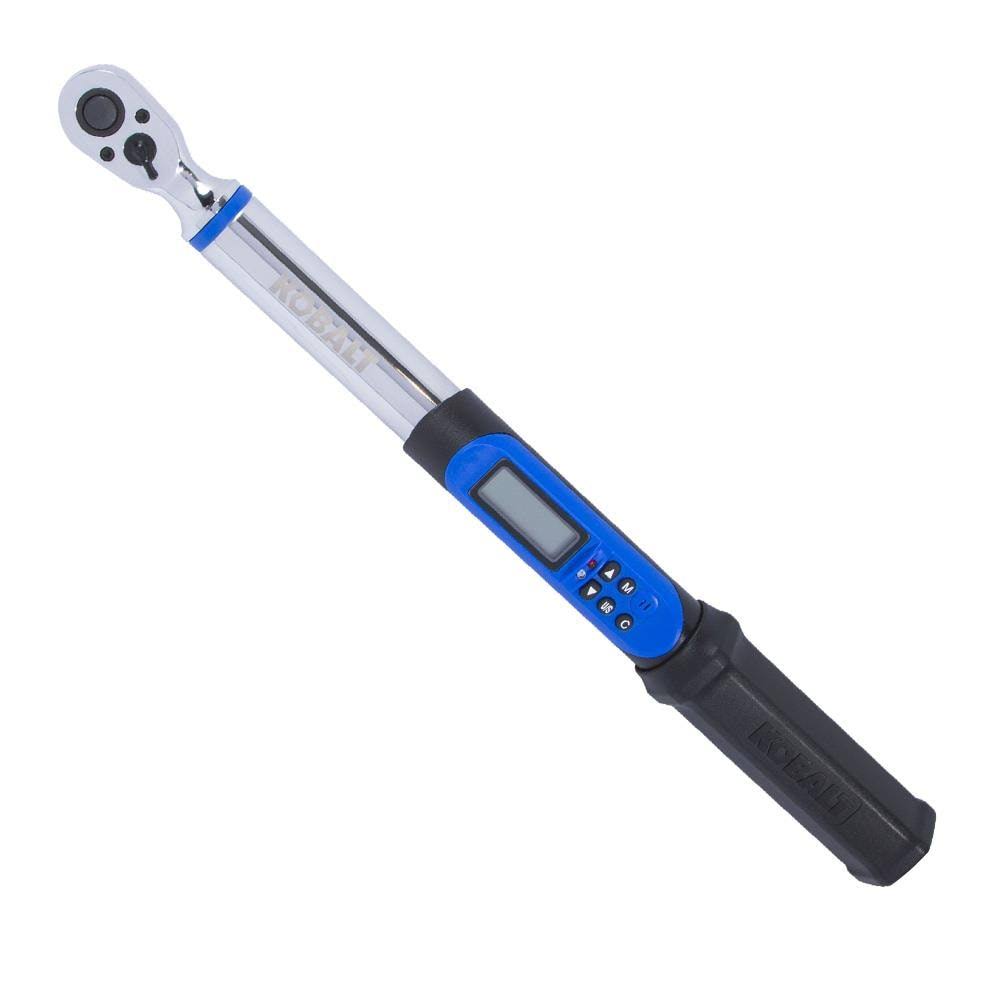 Kobalt 3/8-in Drive Digital Torque Wrench (5-ft lb to 100-ft lb) 81731