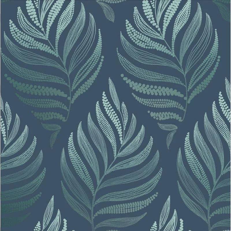 Graham u0026 Brown Botanica Teal Wallpaper