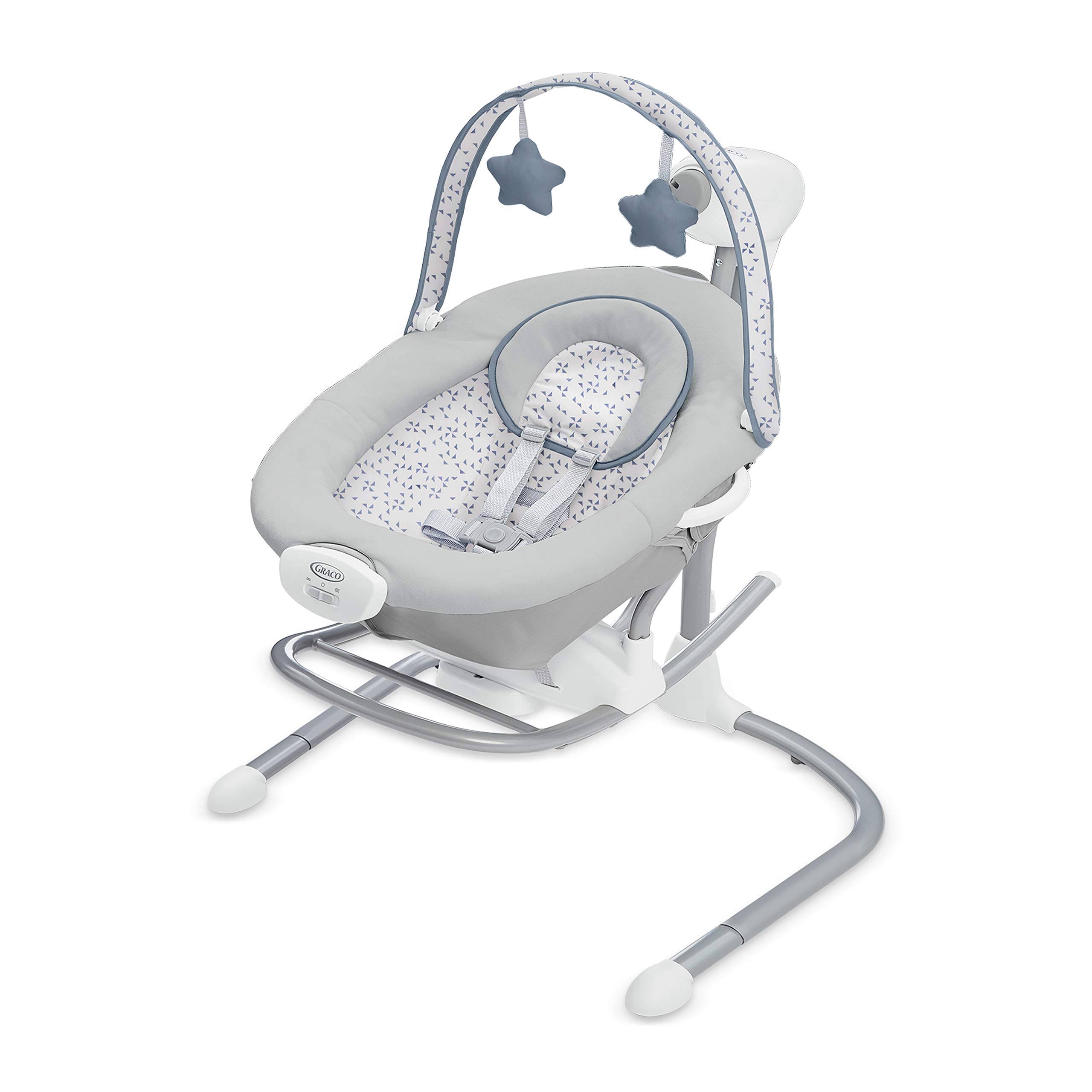 Graco Soothe &n Sway Swing with Portable ROCKER, Easton Blue