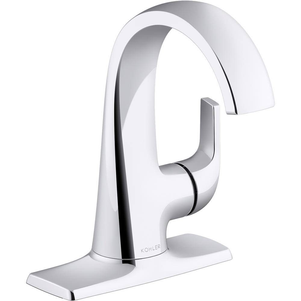 cursiva Single-Handle Bathroom Sink Faucet