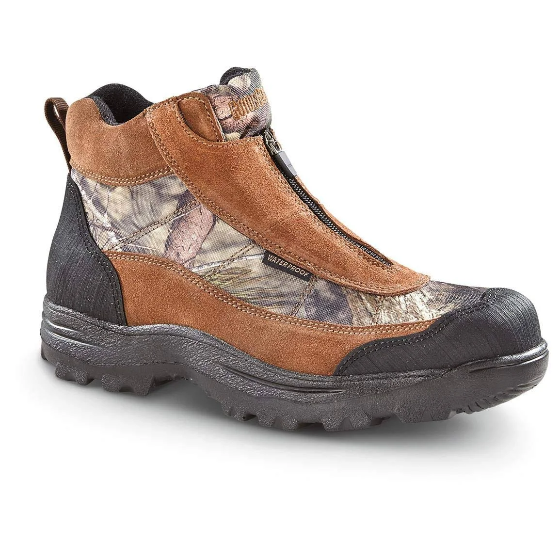 Guide Gear Men&s Silvercliff II Insulated Waterproof Boots 400-gram, Size: 8D, Mossy Oak Break-Up Country