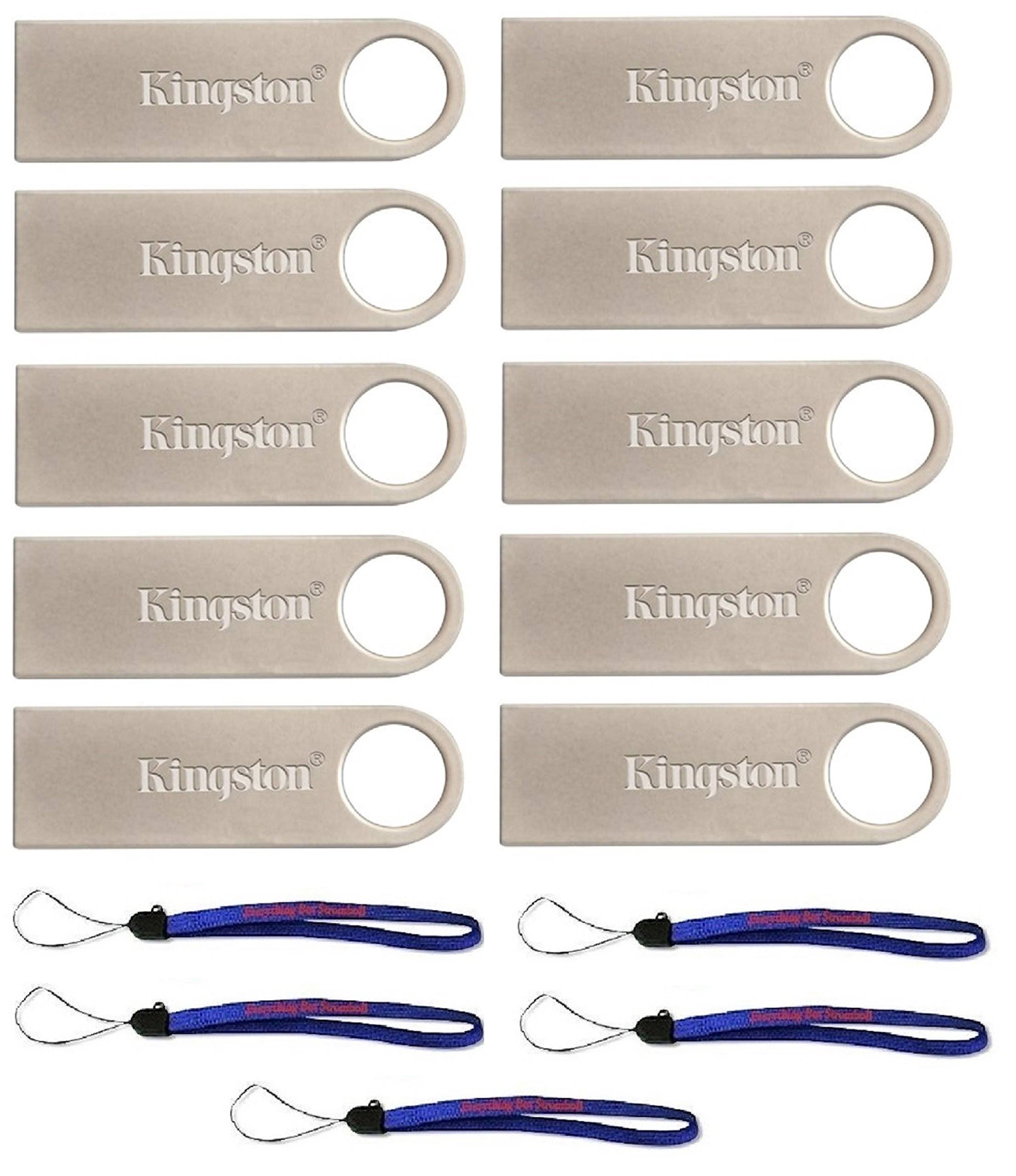 Kingston Digital DataTraveler SE9 16GB USB 2.0 (DTSE9H/16GB) 16GB (10 Pack) Flash Drive Pen Drive - w/ (5) Everything But Stromb