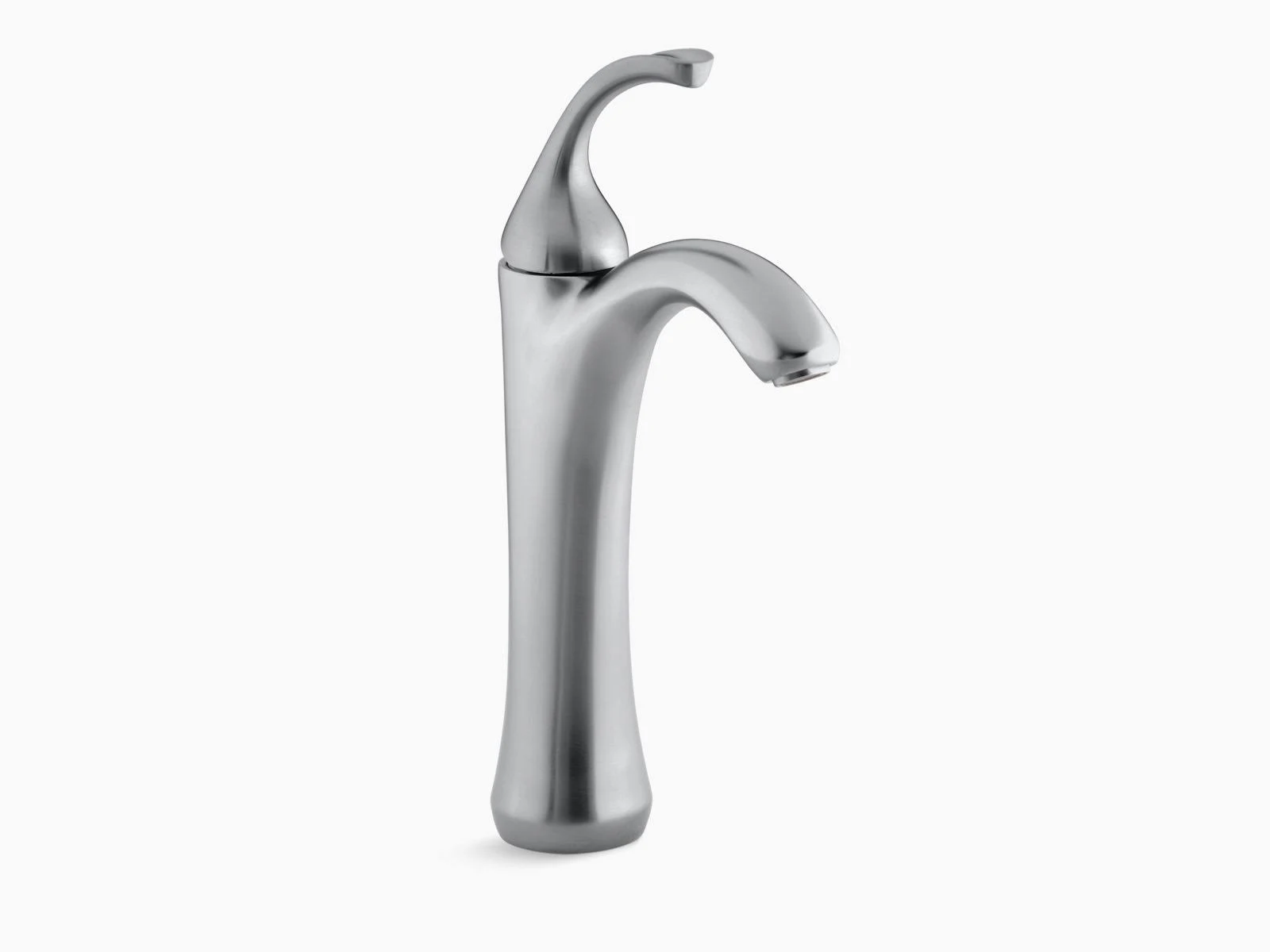 Kohler 10217-4-G Forte Tall Single-Handle Bathroom Sink Faucet - Brushed Chrome