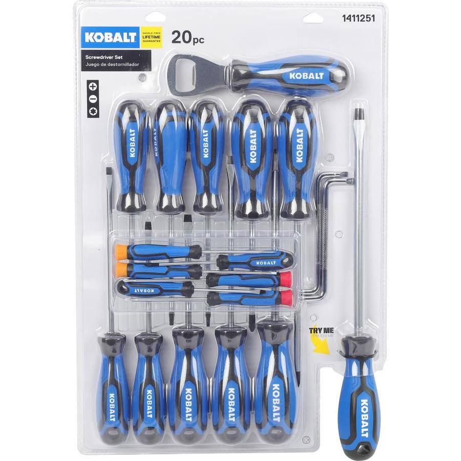 Kobalt Screwdrivers 20-Piece Magnetic Screwdriver Set 67248