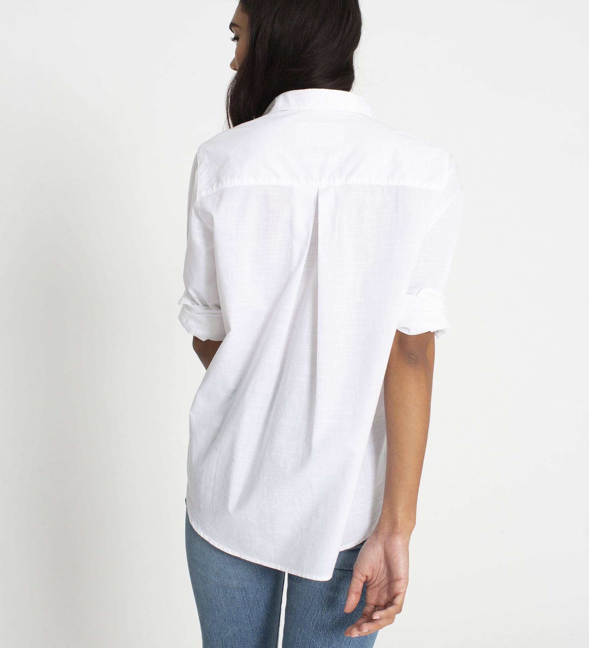 Grayson Colette Classic White Washed Cotton Women&s Shirt
