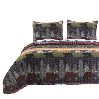 Millwood Pines Ensemble De courtepointe Lodge Black Bear