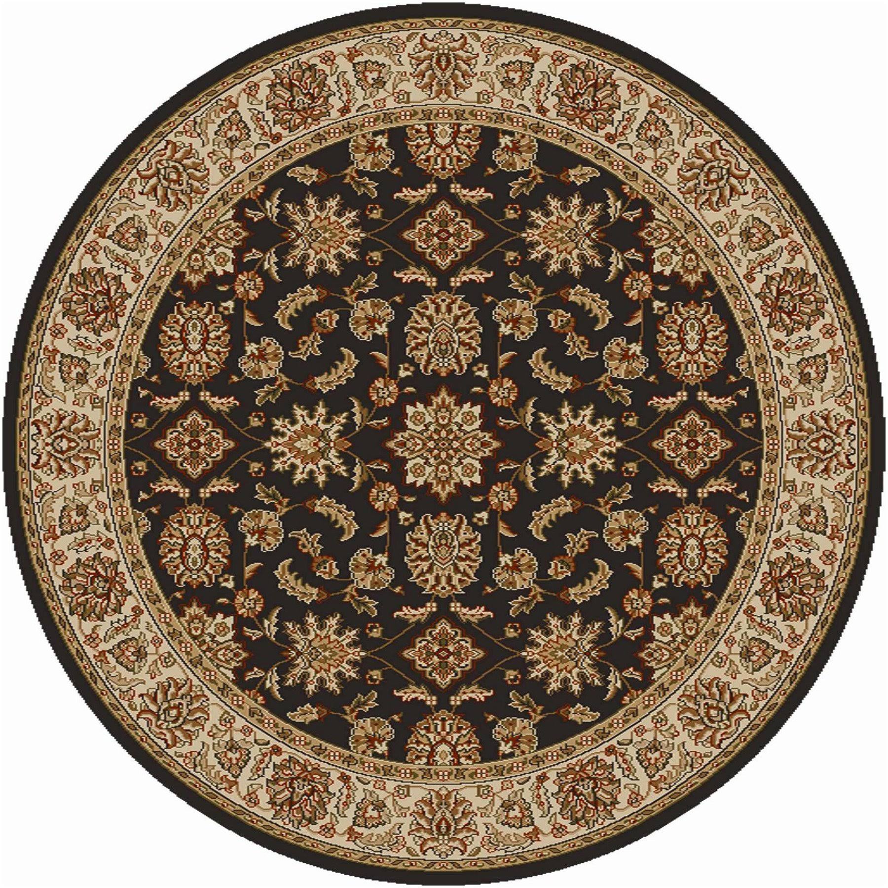 Radici Como 1592 Area Rug Brown 8& Round