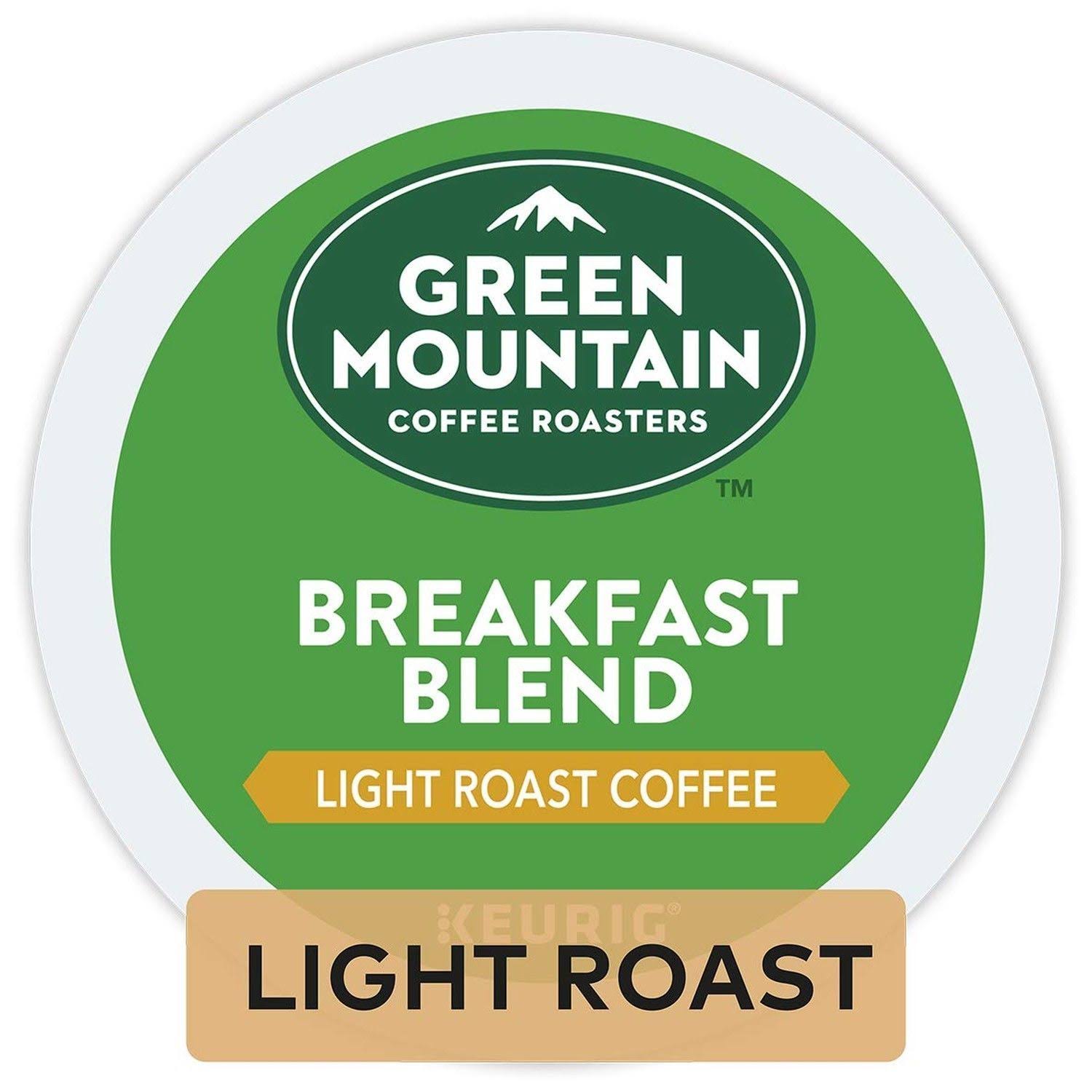 Green Mountain Coffee Breakfast Blend K-Cups Pack