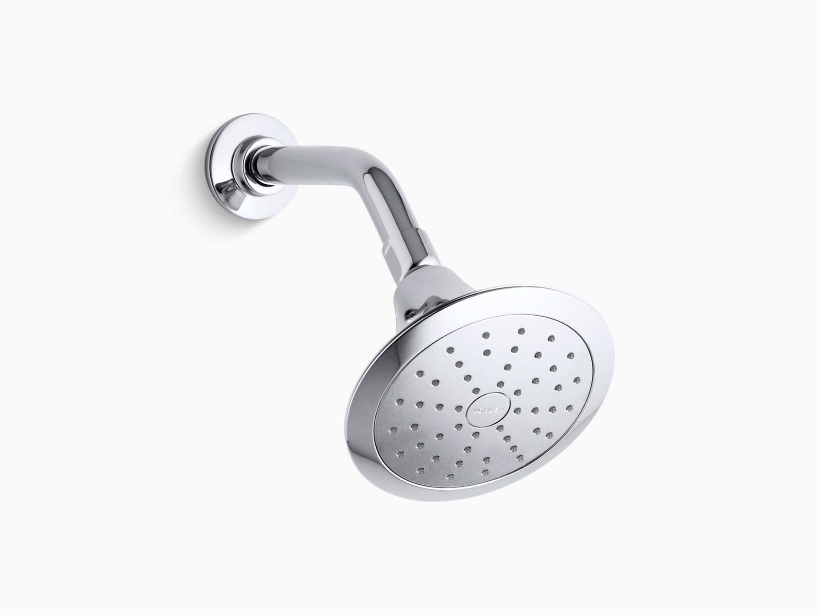 Kohler K-10327-G Forte 1.75 GPM Single Function Shower Head with - Polished Chrome