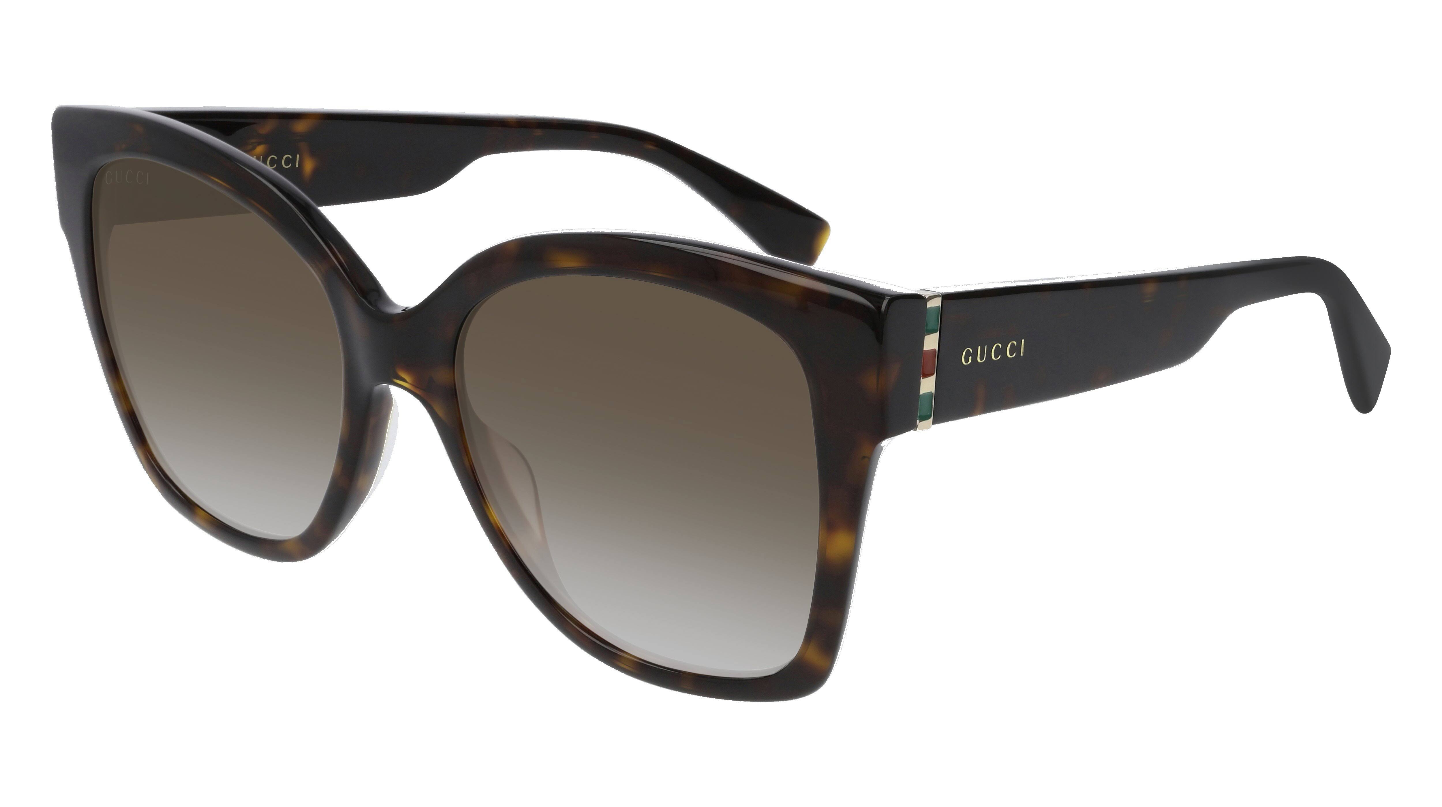 Gucci Square Acetate Sunglasses, Havana, Women&s
