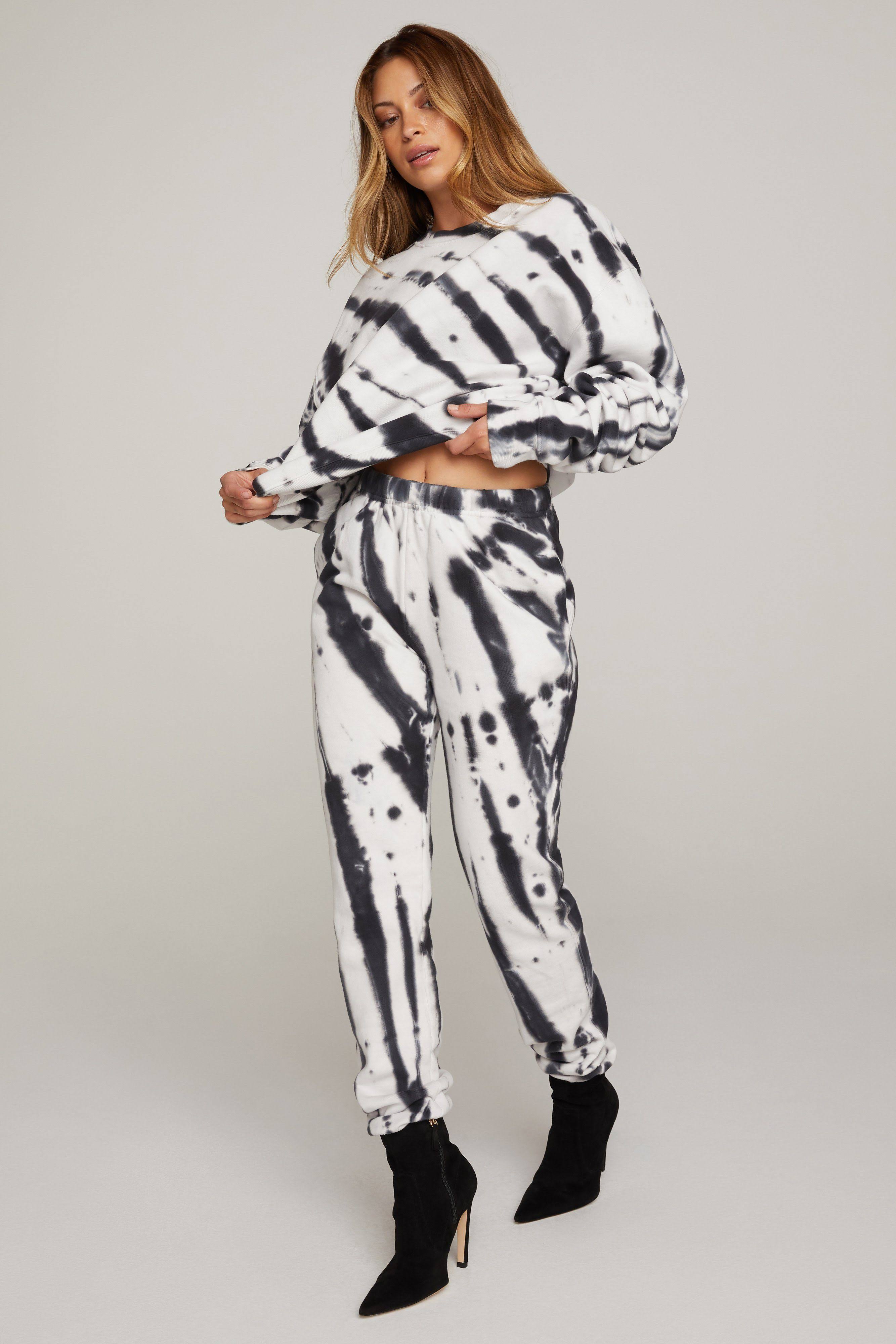 Good American Women&s Boyfriend Sweatshirt - Black - Size 4/XL