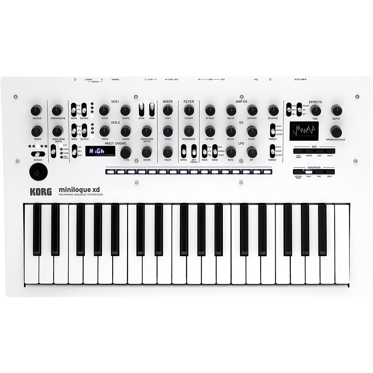 Korg Minilogue XD Polyphonic Analog Synthesizer White