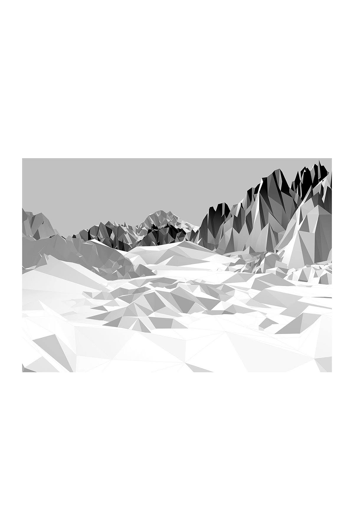 Komar Icefields Wall Mural