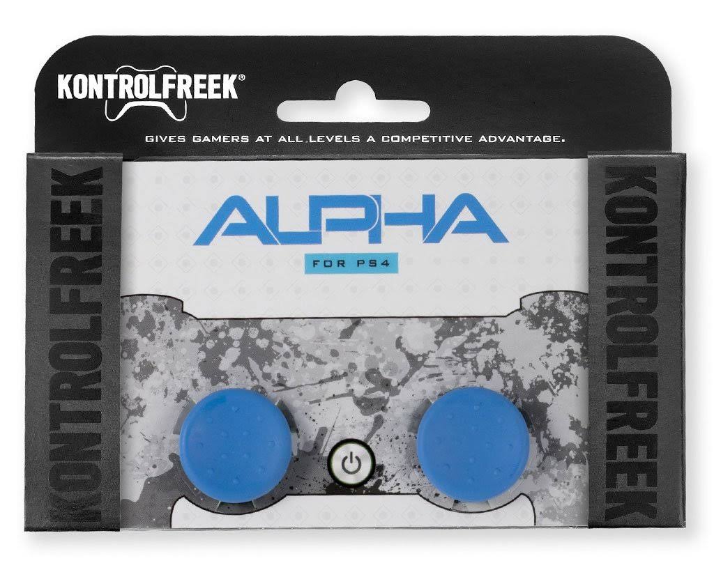 KontrolFreek Alpha Thumb Grips for PlayStation 4 Controller PS4 Blue