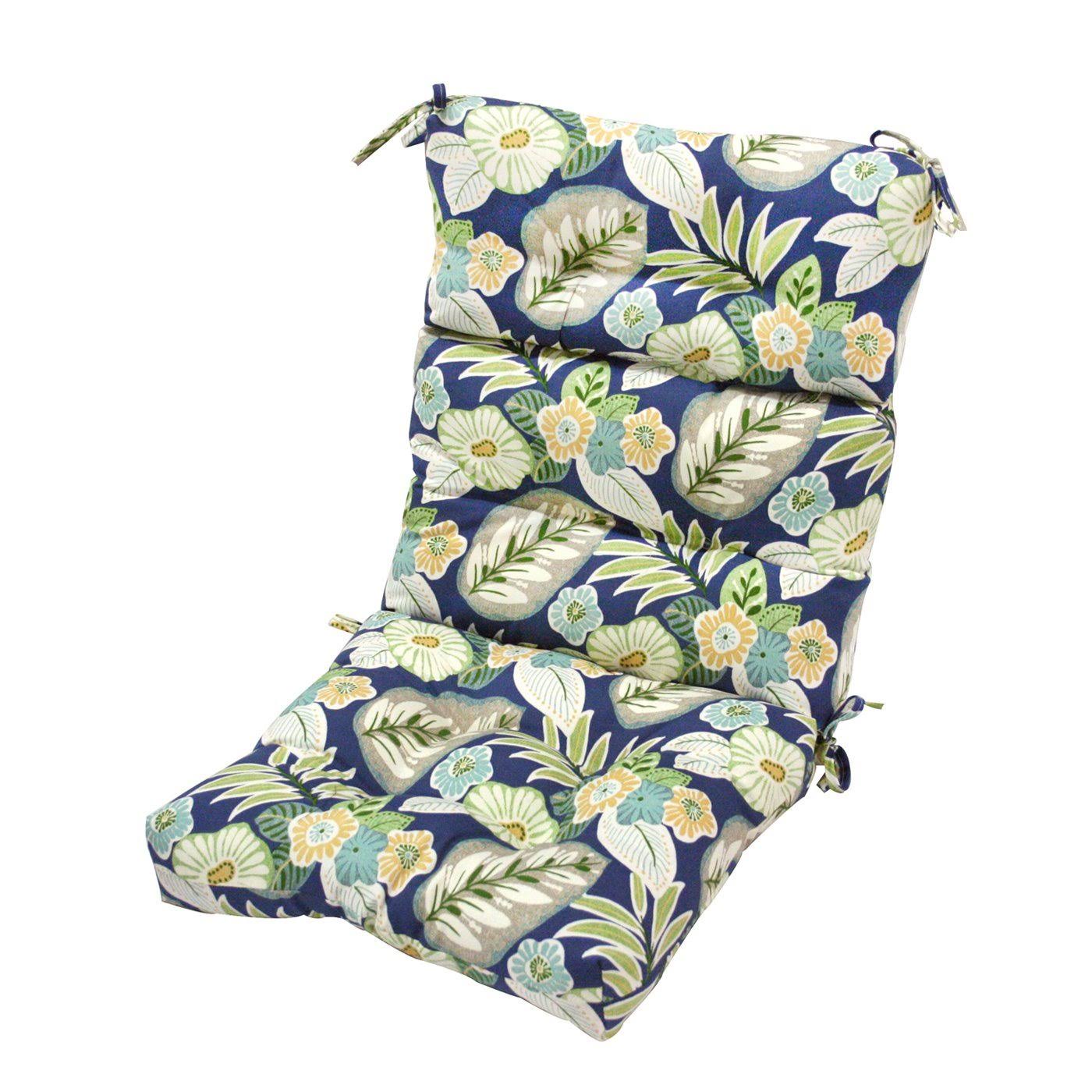 Greendale Home Fashions Indoor/Outdoor High Back Chair Cushion, Marlow