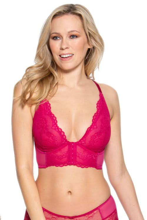 Gossard Superboost Lace Deep V Bralette Vivacious - 38 - C 7718