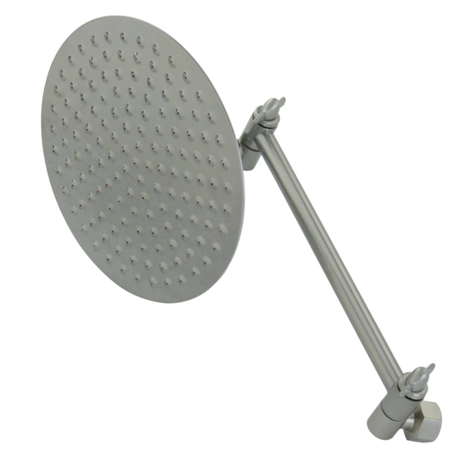 Kingston Brass K136K8 Victorian Satin Nickel 8x22 Shower Head u0026 10x22 Arm Kit