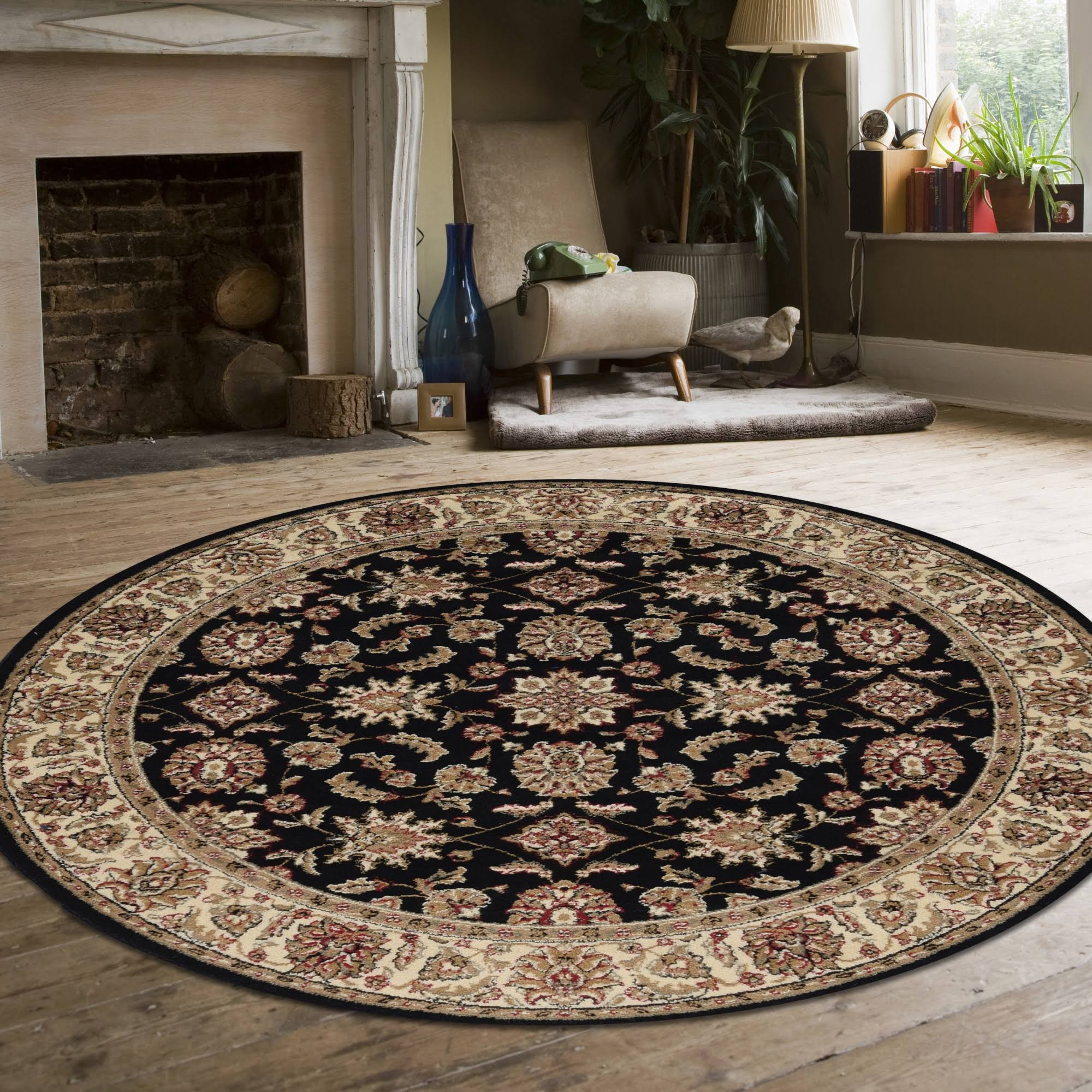 Origins 2&2x22 x 6&0x22 Black Cagliari Oriental Runner Area Rug