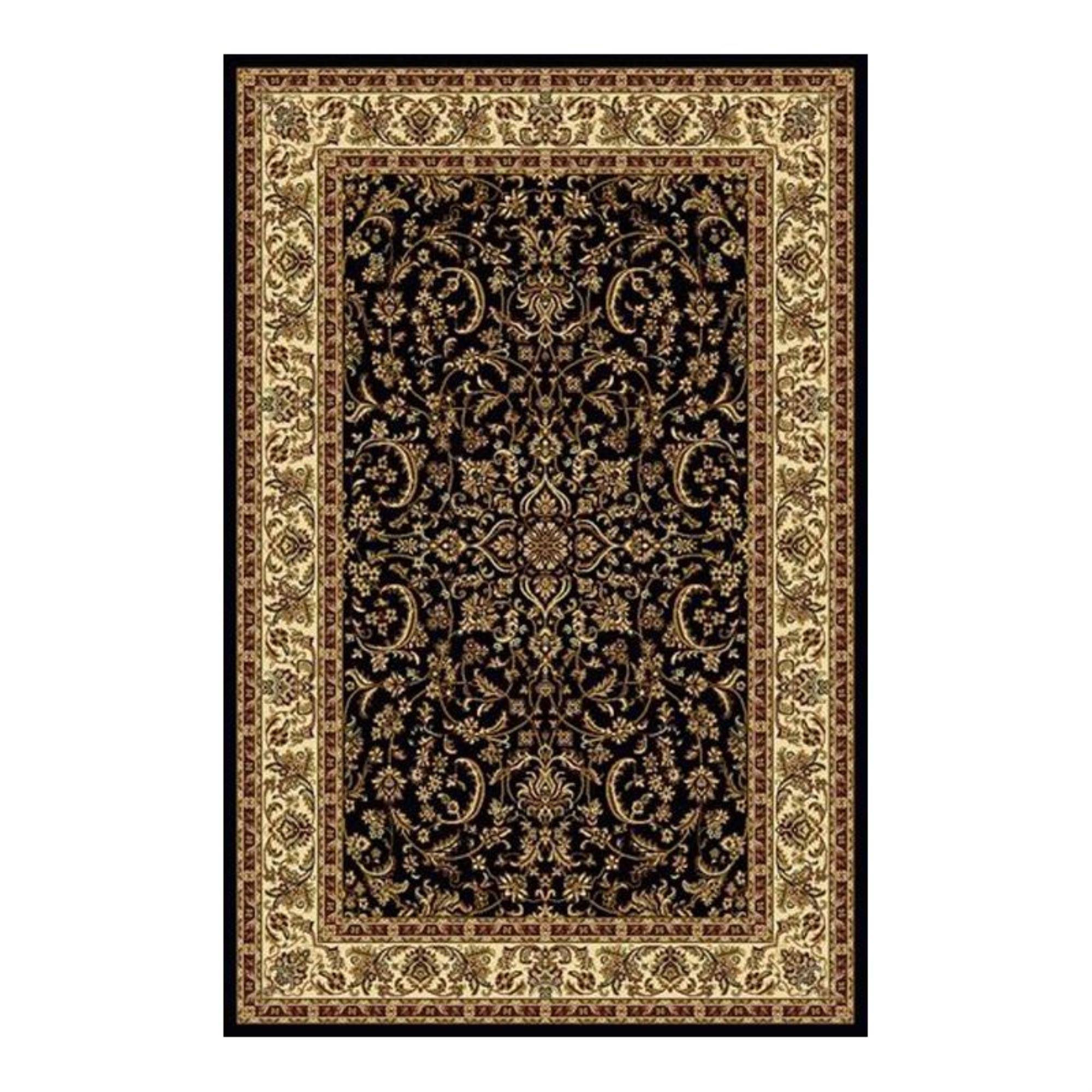 Radici Noble 1318 Black Area Rug
