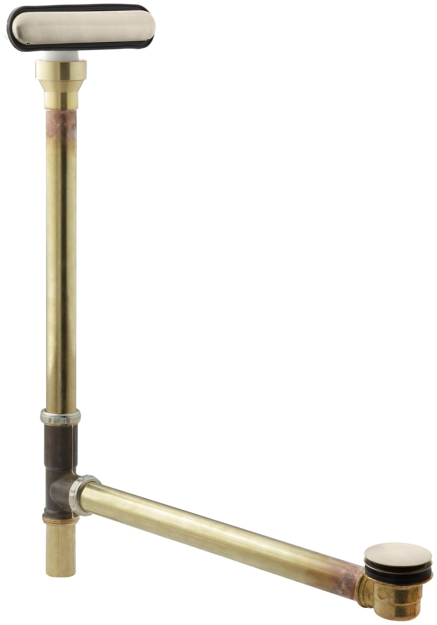 KOHLER K-7271-BV Clearflo Slotted Overflow Brass Bath Drain, Vibrant Brushed Bronze