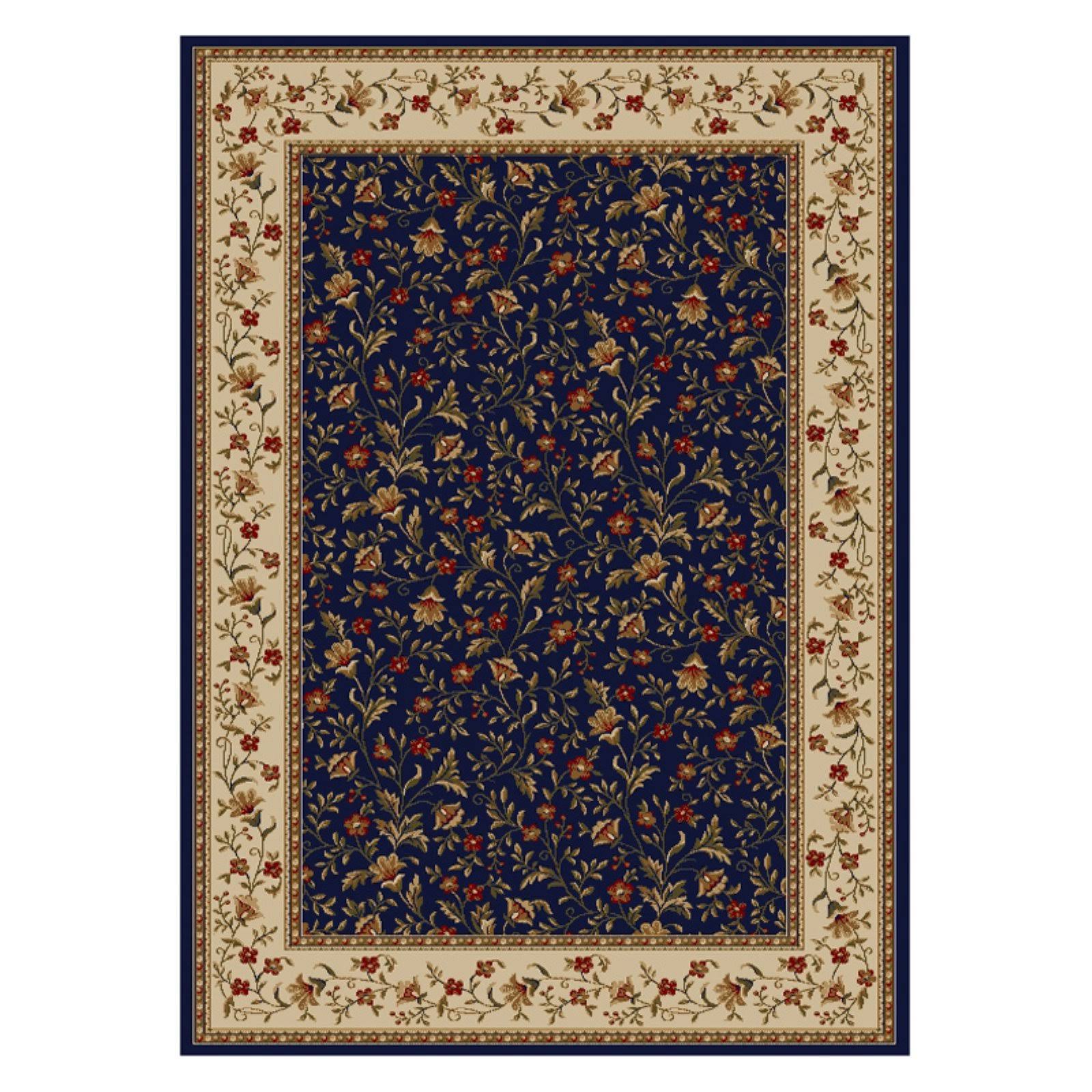 Radici Como 1593 Area Rug Navy 8& Round