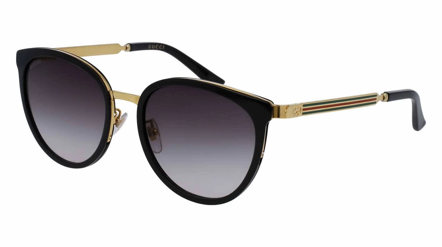 Gucci GG0077SK Sunglasses - Black/Gold (001)