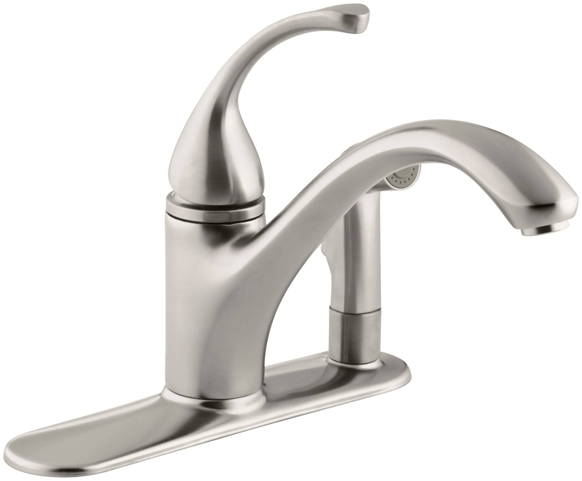 Kohler K-10413-VS Forte Kitchen Faucet Vibrant Stainless