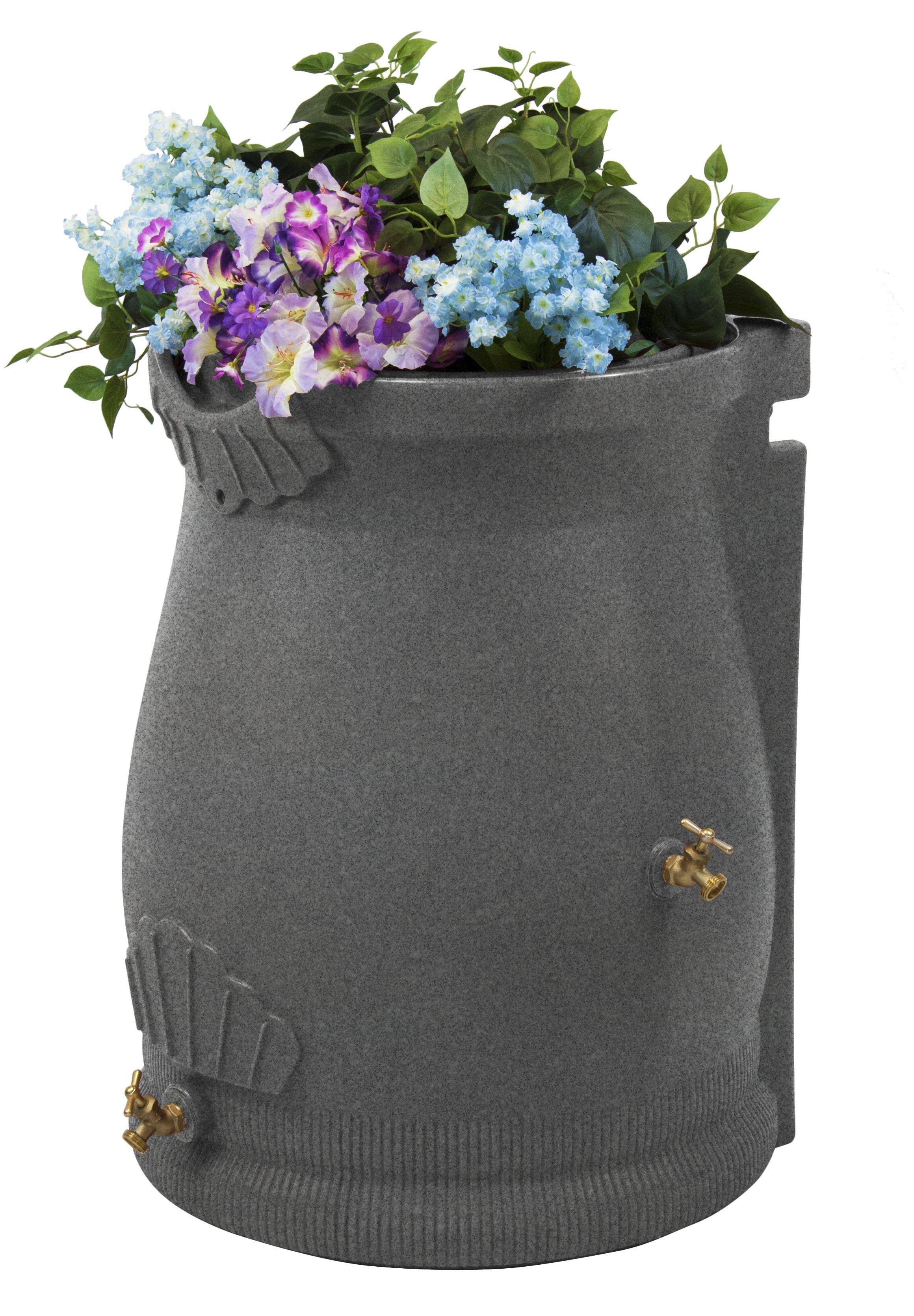 Good Ideas 50-Gallon Rain Wizard Urn, Light Granite