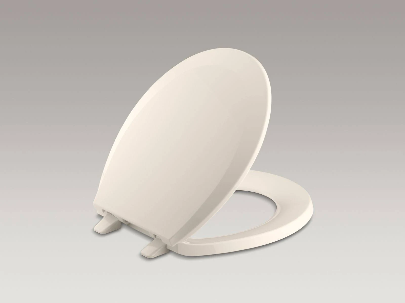 Kohler K-4662-55 Lustra with Quick-Release Hinges Round-Front Toilet Seat, Innocent Blush